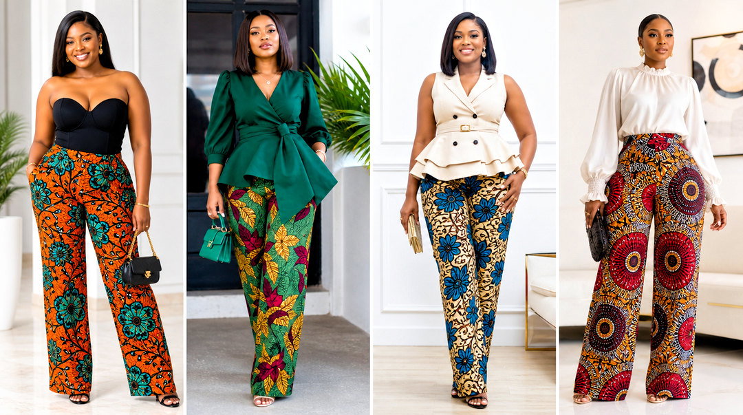 50 Ankara Trousers and Top for Women: Chic Styles to Try
