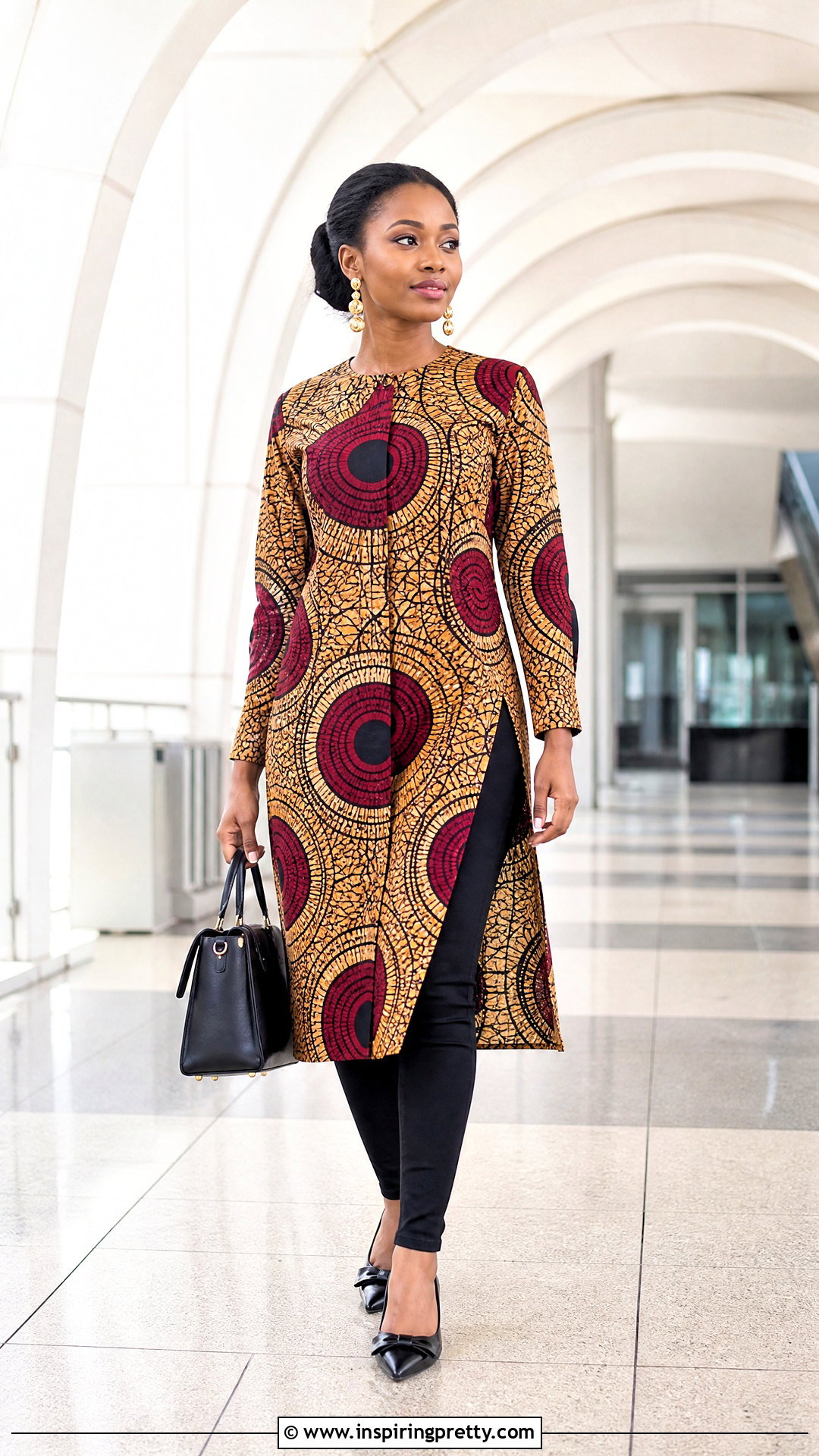 Ankara Tunic Top With Skinny Jeans - 50 ankara top styles for jeans