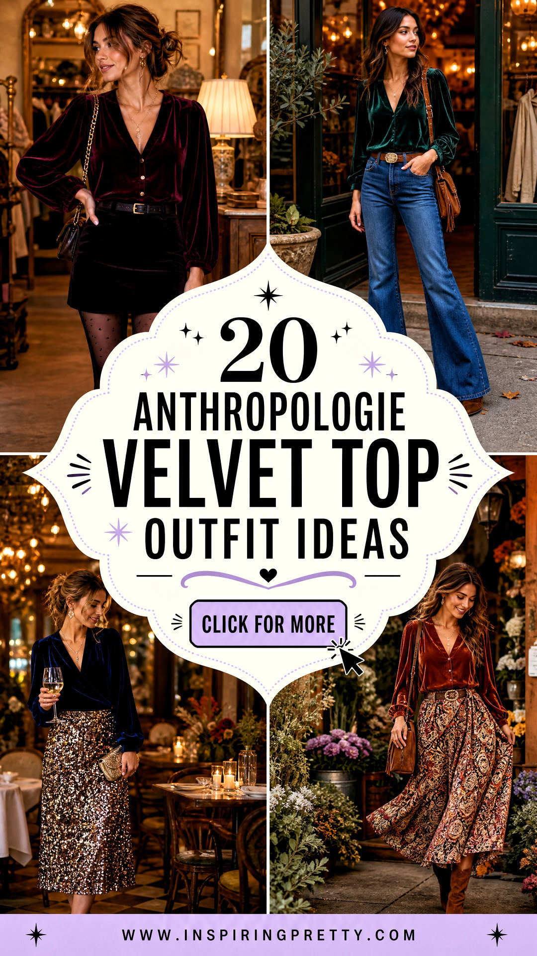 20 Anthropologie Velvet Top Outfit Ideas for Luxe Fall Looks - 20 Anthropologie Velvet Top Outfit Ideas for Luxe Fall Looks