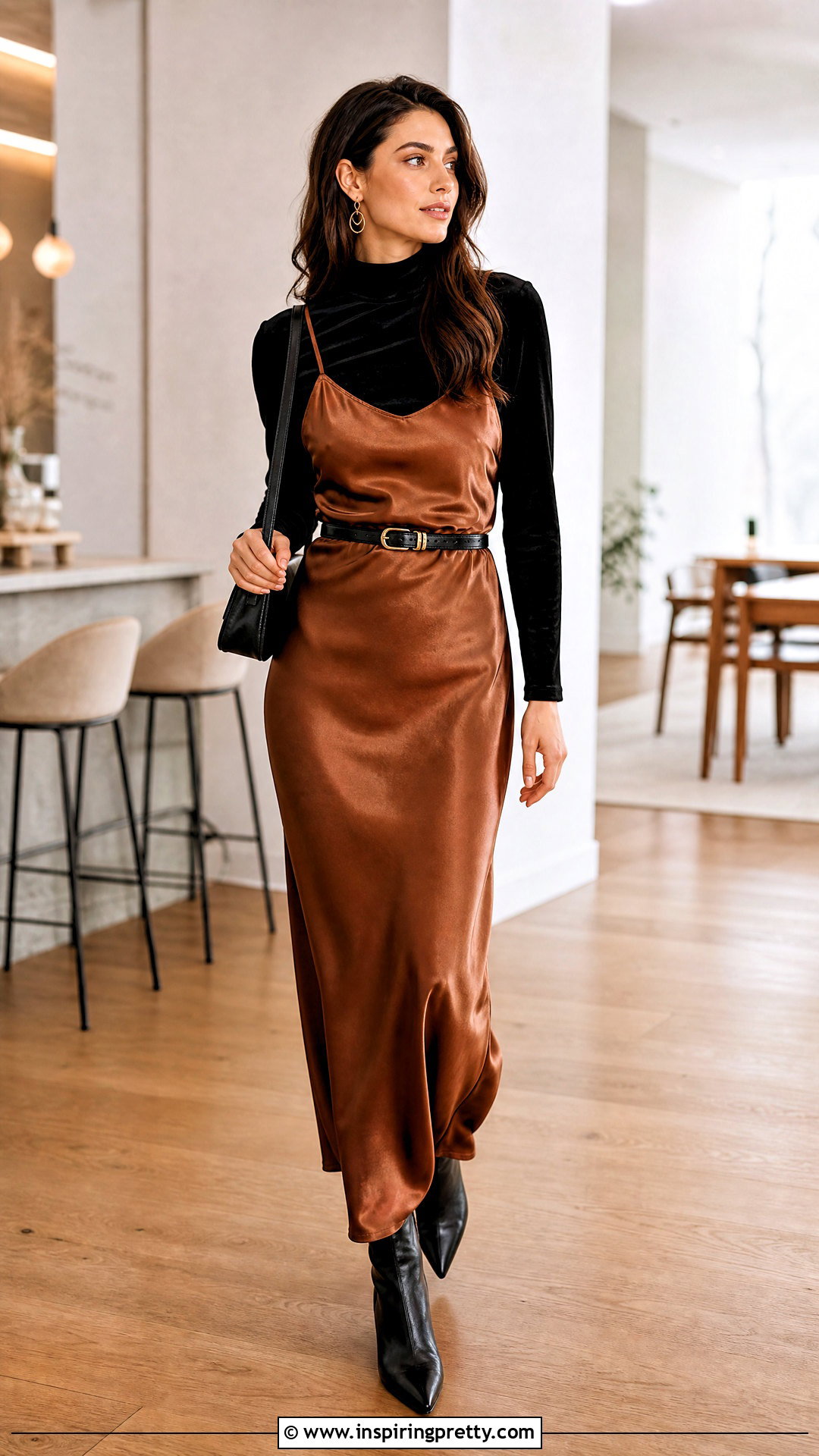 Anthropologie Velvet Top Under Slip Dress - 20 anthropologie velvet top outfit ideas