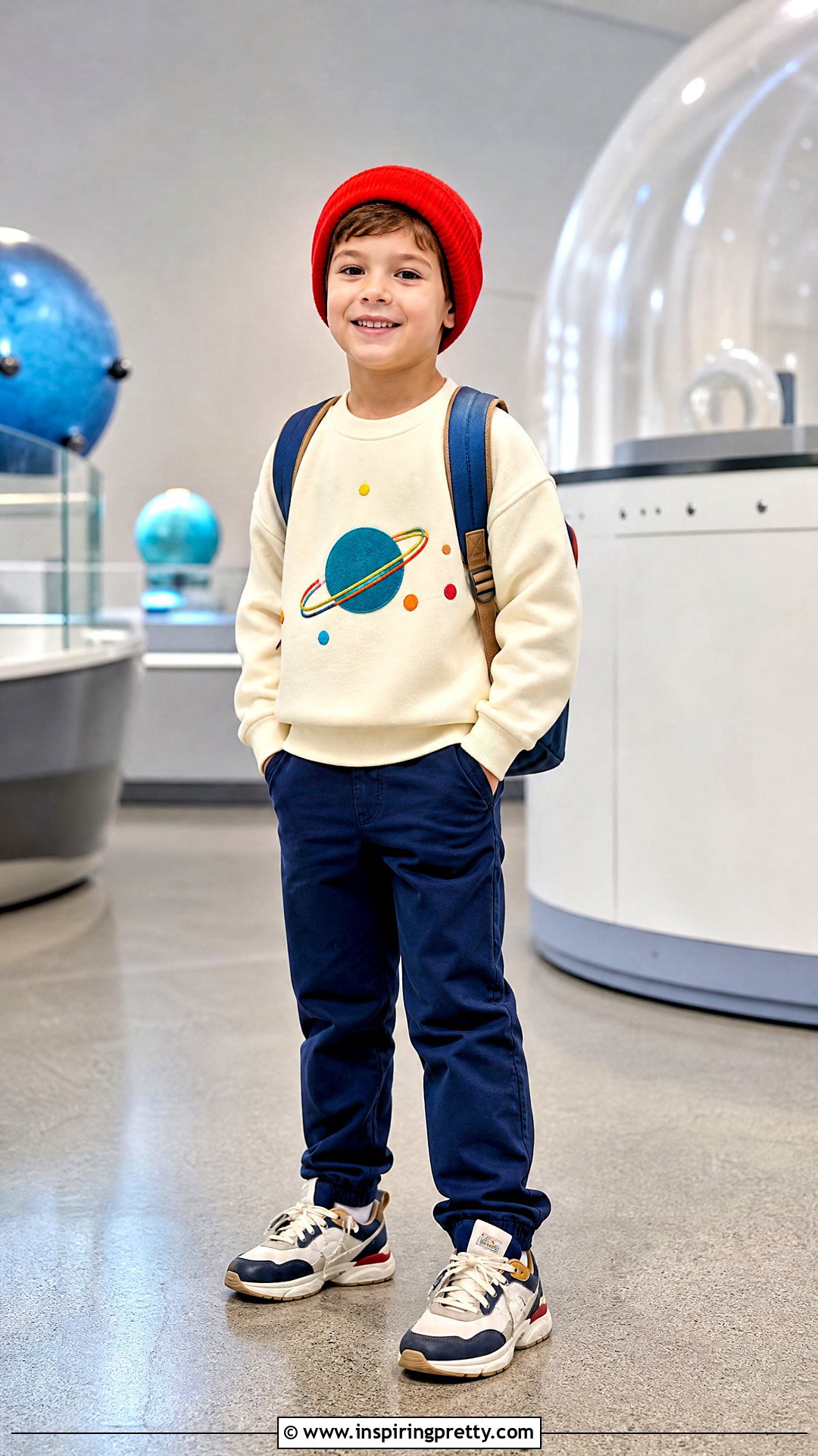 Applique Sweatshirt With Straight Pants - 50 latest kids top designs