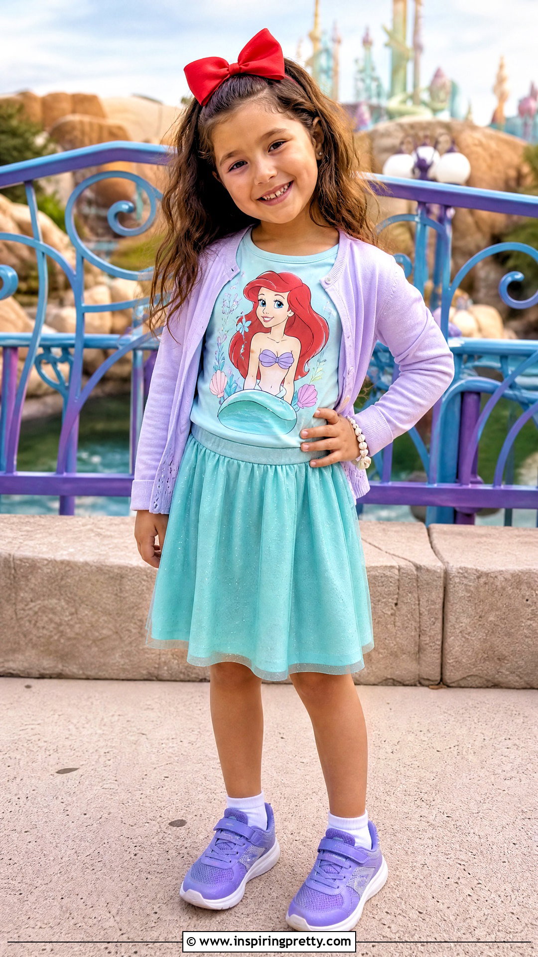 Ariel Mermaid Top With Green Skirt - 25 mermaid top kids