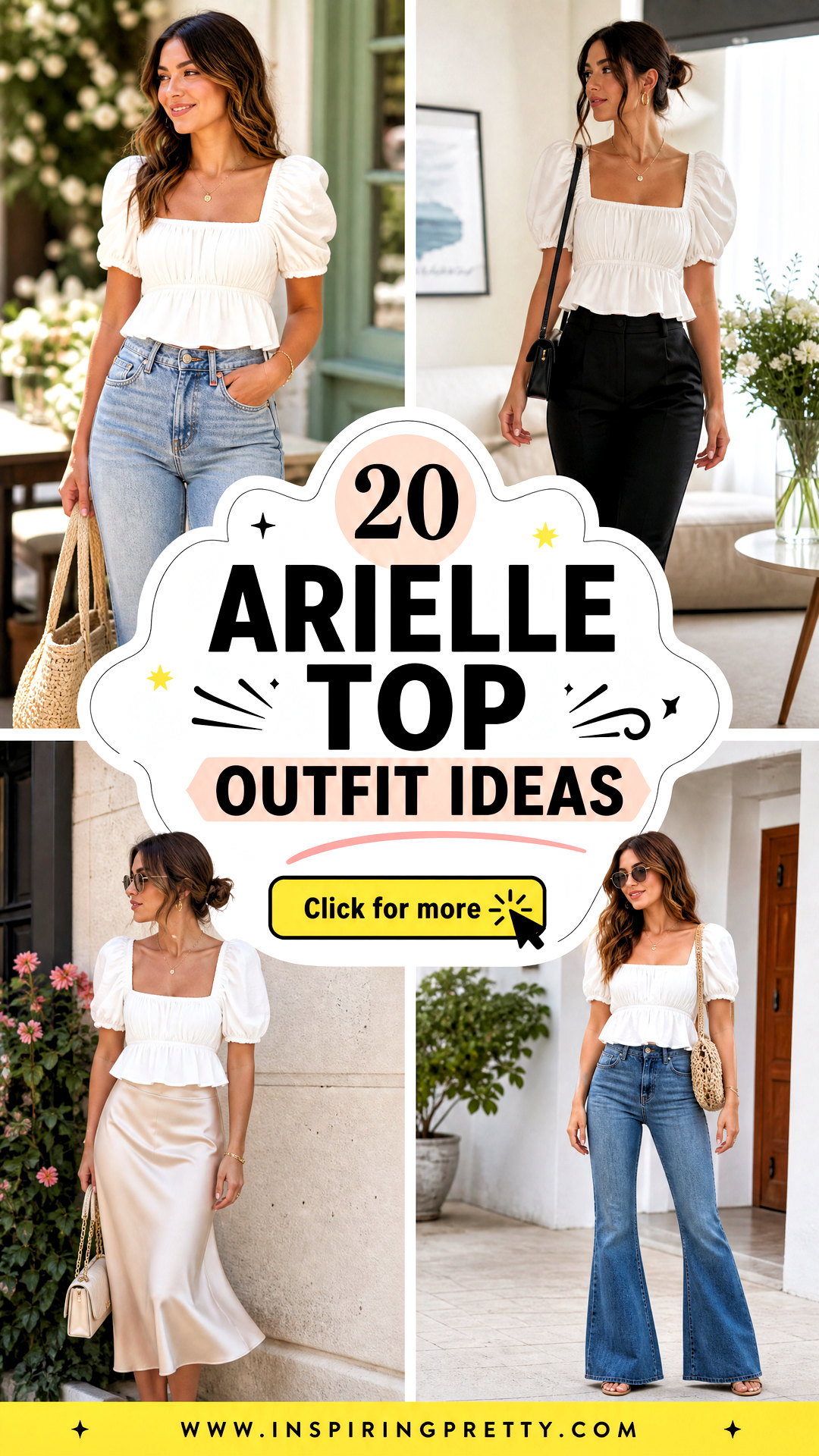 20 Arielle Top Outfit Ideas for Fresh Feminine Everyday Style - 20 Arielle Top Outfit Ideas for Fresh, Feminine Everyday Style
