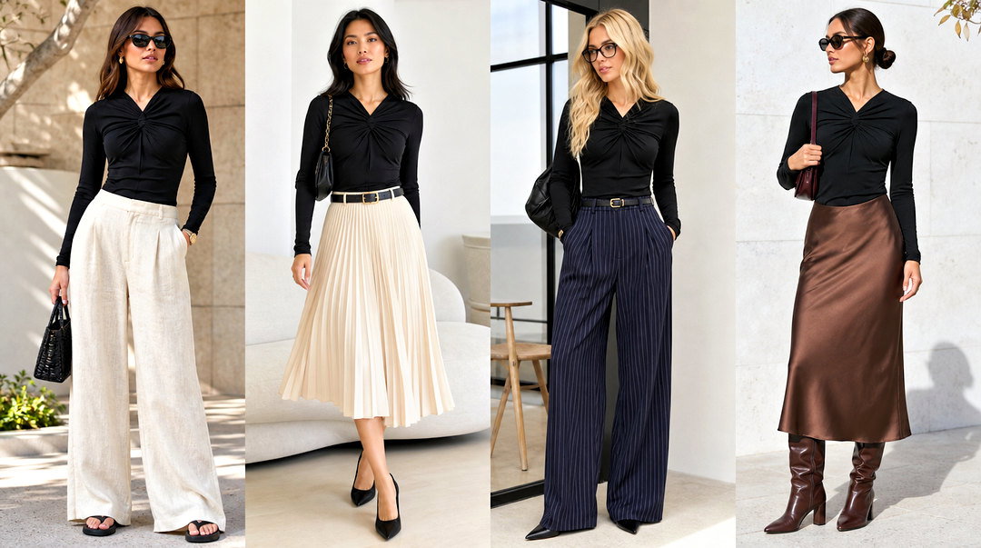 25 Aritzia Contour Twist Top Outfit Ideas for Chic Nights Out