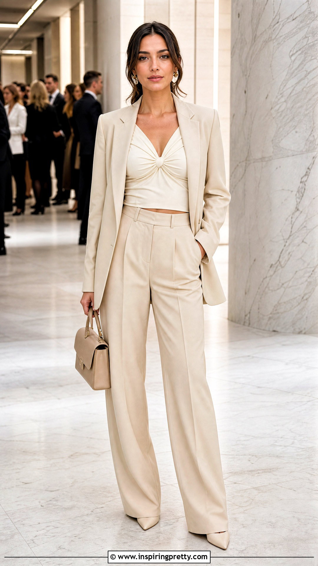 Aritzia Contour Twist Top With A Suit - 25 aritzia contour twist top outfit ideas