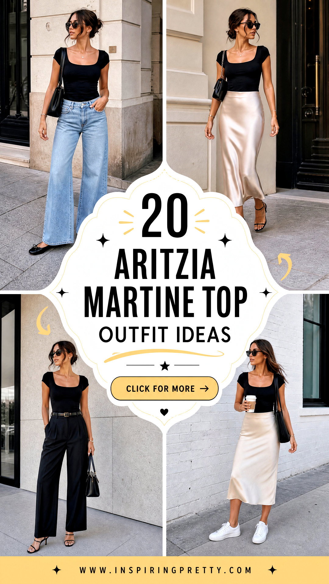 20 Aritzia Martine Top Outfit Ideas for Elevated Basics - 20 Aritzia Martine Top Outfit Ideas for Elevated Basics