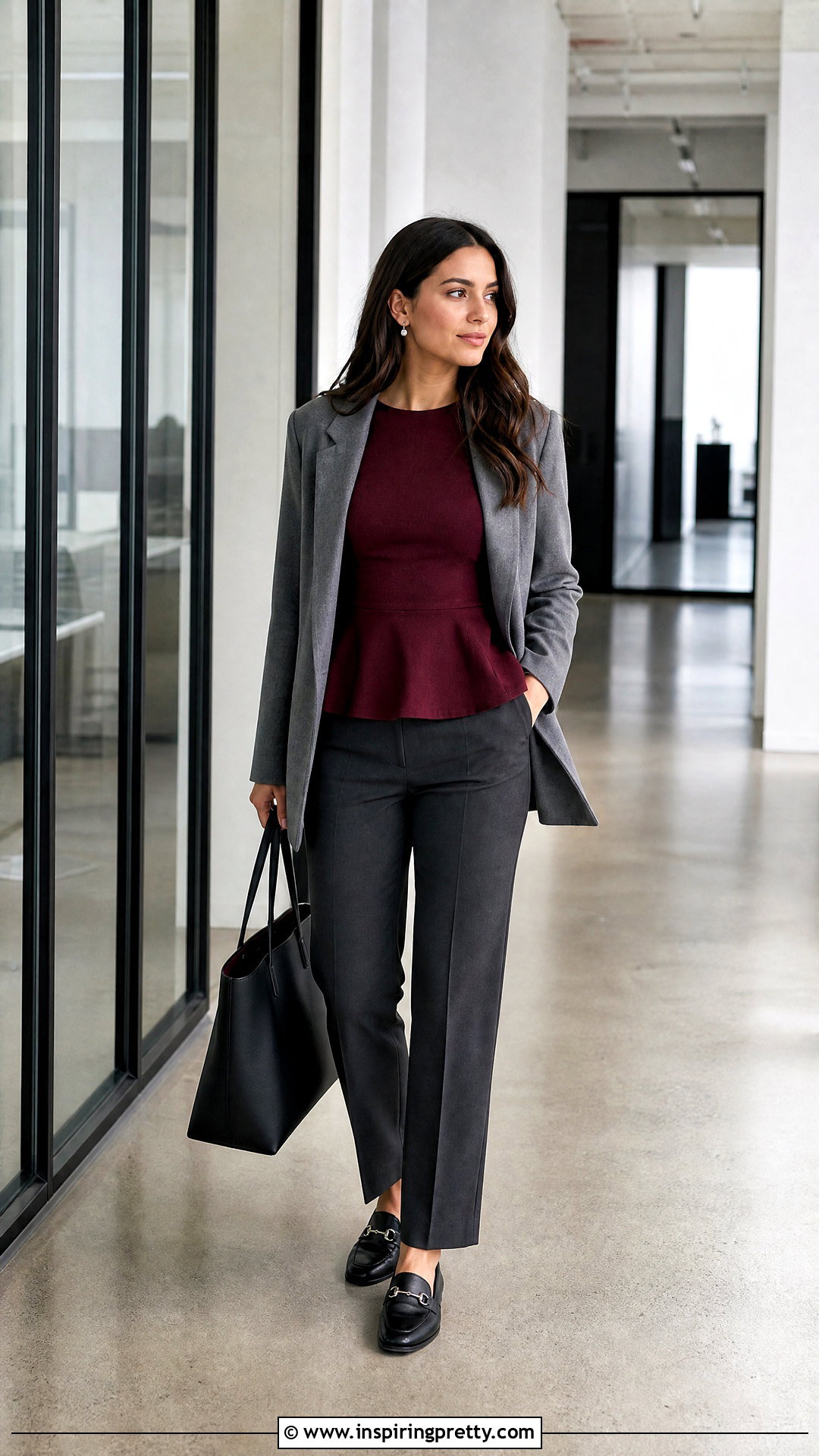 Aritzia Peplum Top With Blazer And Trousers - 25 aritzia peplum top outfit ideas