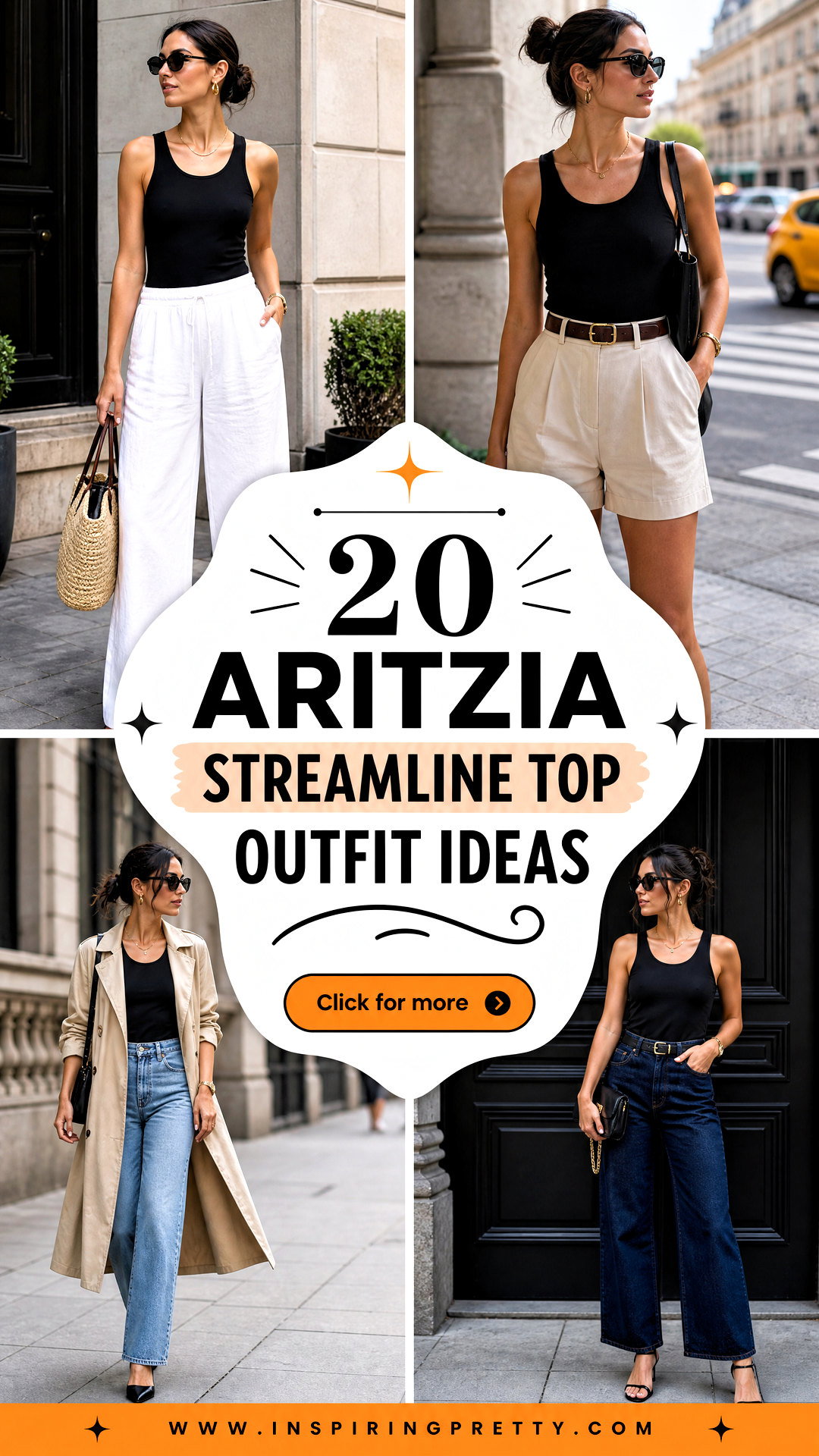 20 Aritzia Streamline Top Outfit Ideas for Modern Looks - 20 Aritzia Streamline Top Outfit Ideas for Modern Looks