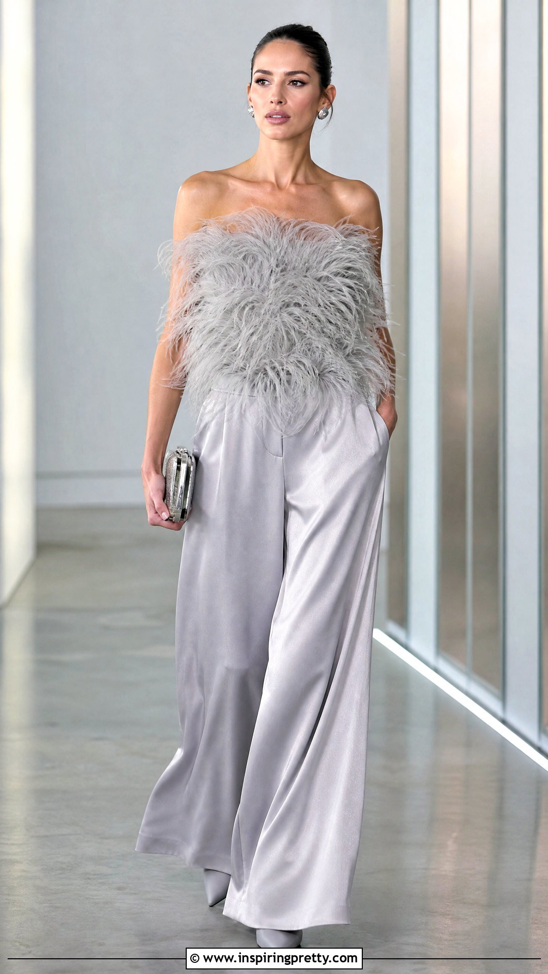 Arlington Feather Top With Matching Pants - 20 16arlington feather top outfit ideas