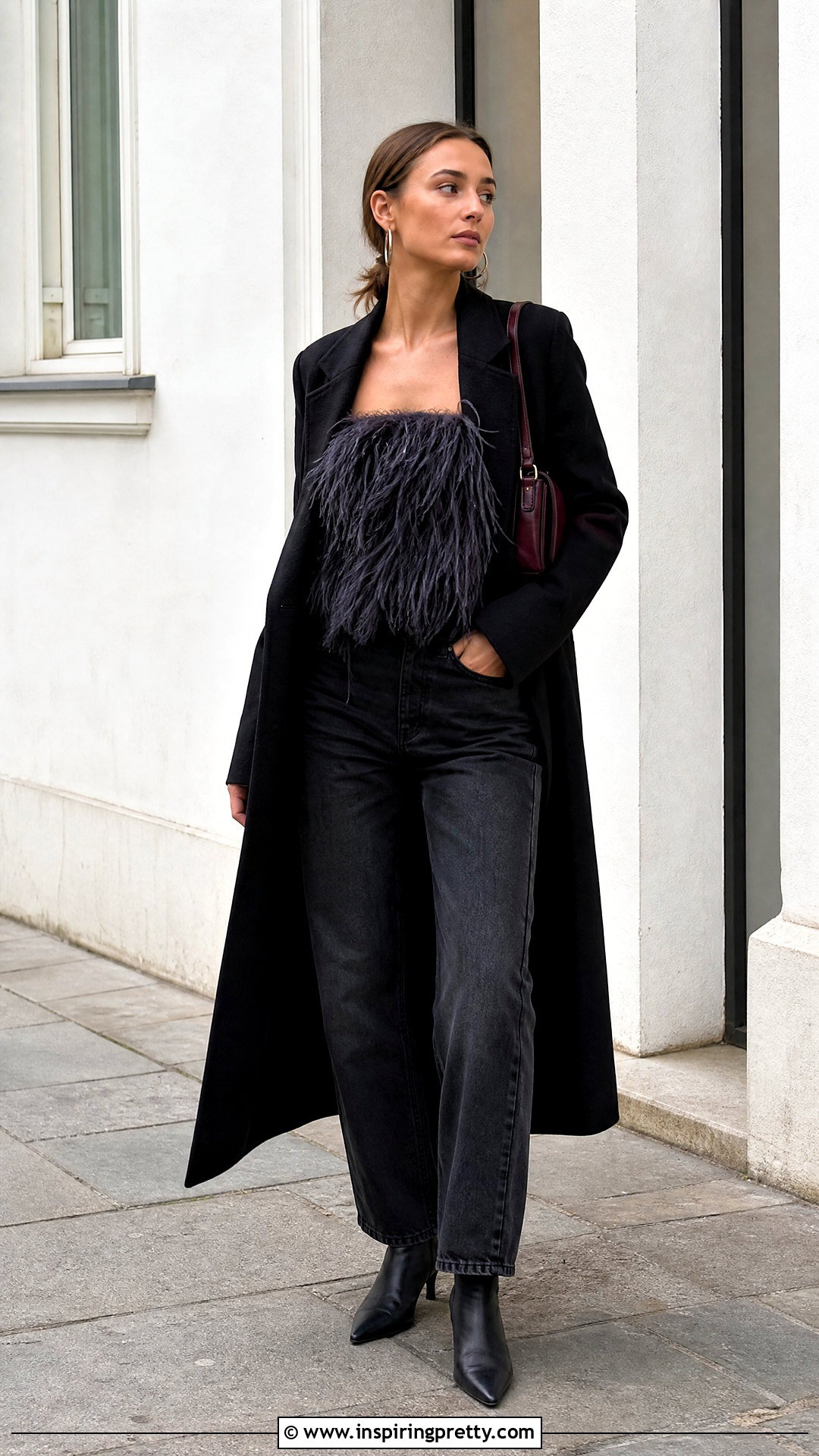 Arlington Feather Top With Straight Leg Jeans - 20 16arlington feather top outfit ideas