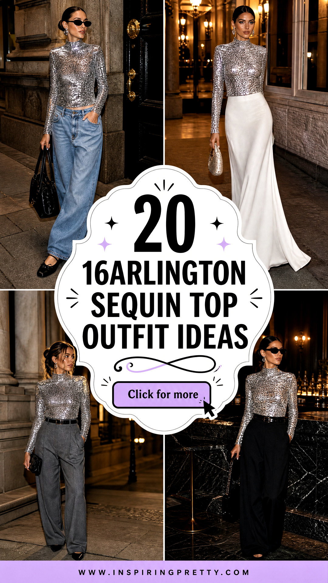 20 16Arlington Sequin Top Outfit Ideas for Dazzling Nights - 20 16Arlington Sequin Top Outfit Ideas for Dazzling Nights
