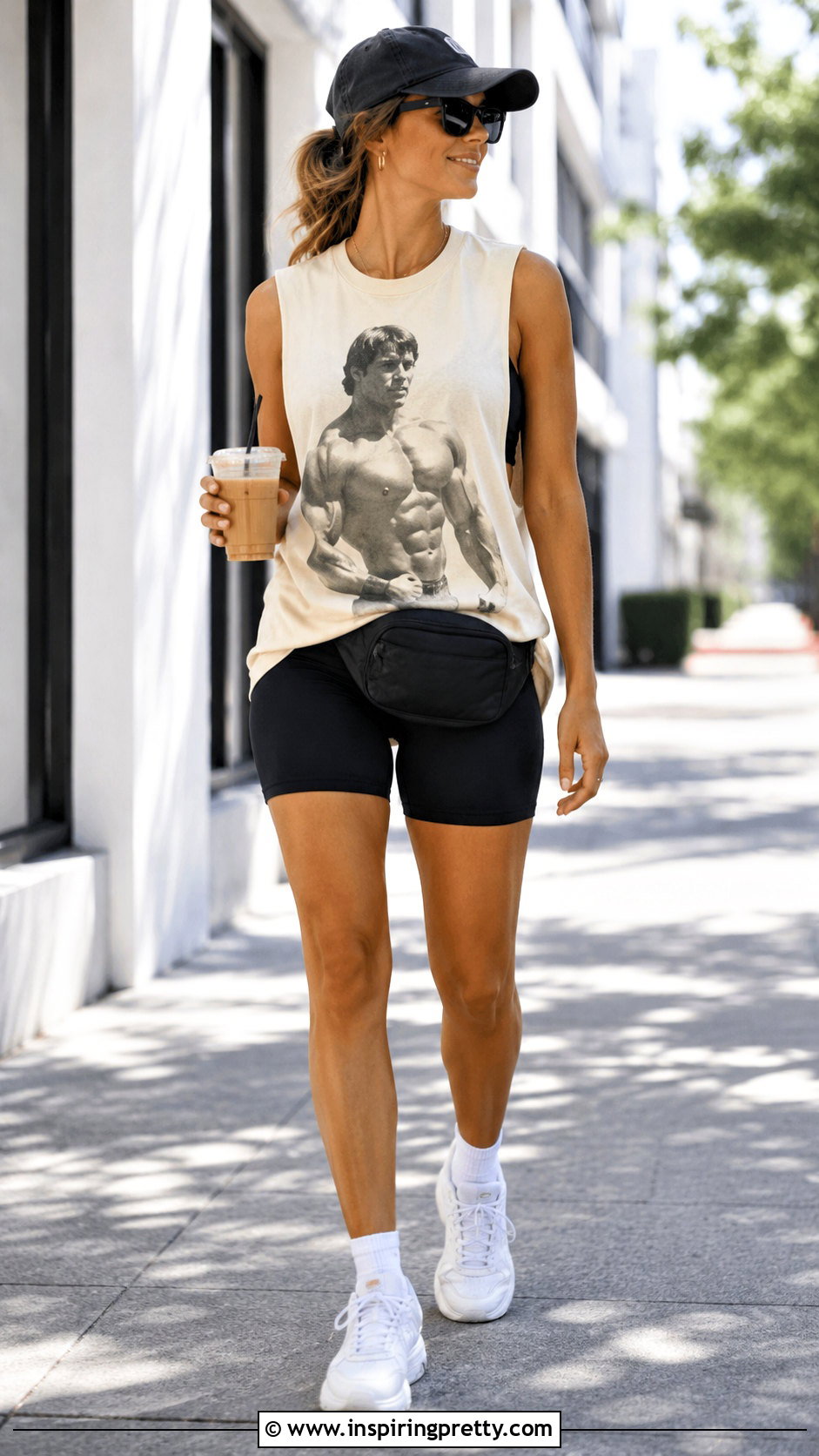 Arnold Schwarzenegger Tank Top With Biker Shorts - 20 arnold schwarzenegger tank top outfit ideas
