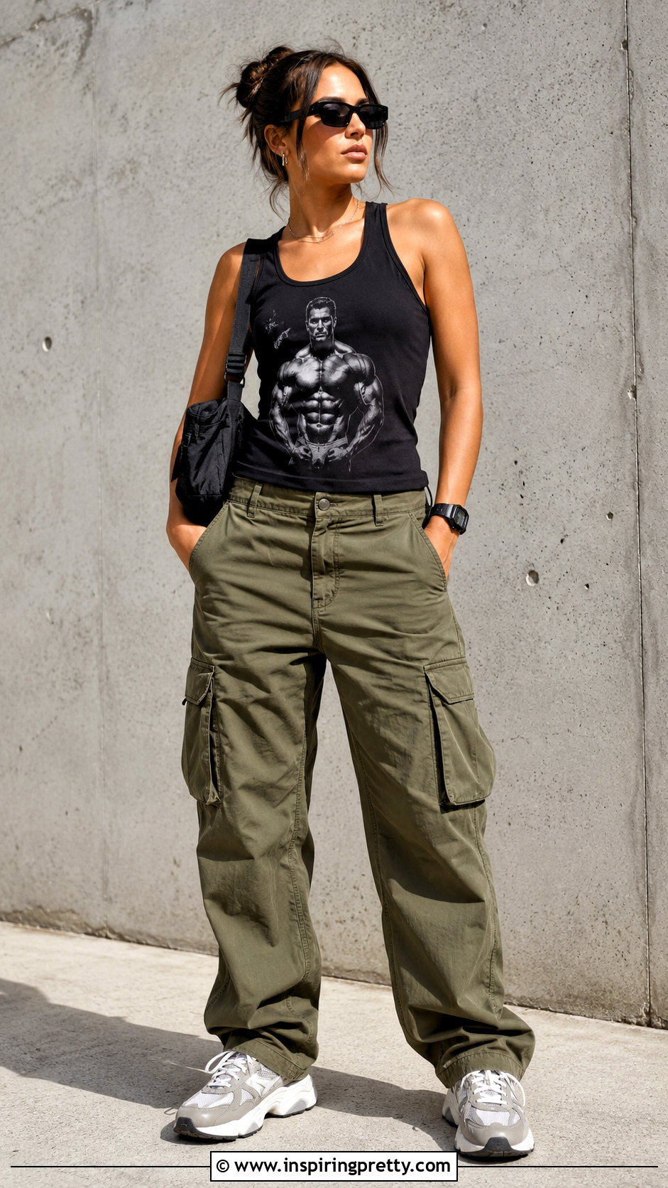 Arnold Schwarzenegger Tank Top With Cargo Pants - 20 arnold schwarzenegger tank top outfit ideas