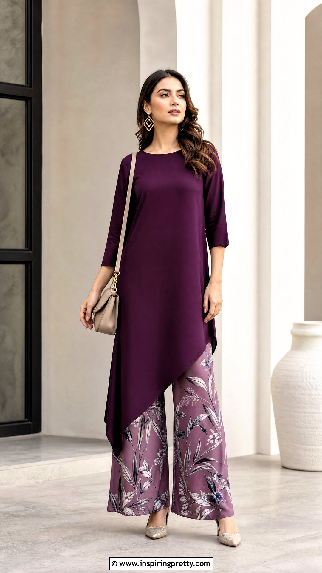 Asymmetric Kurta With Plazo - 50 plazo top designs