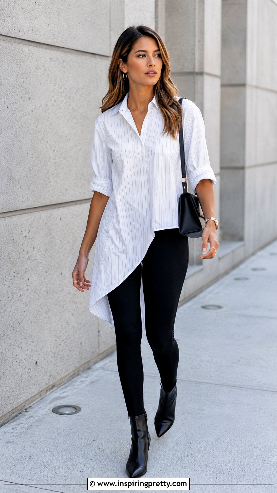 Asymmetrical Mens Shirt Top With Leggings - 20 Men's Dress Shirt To Women's Tops