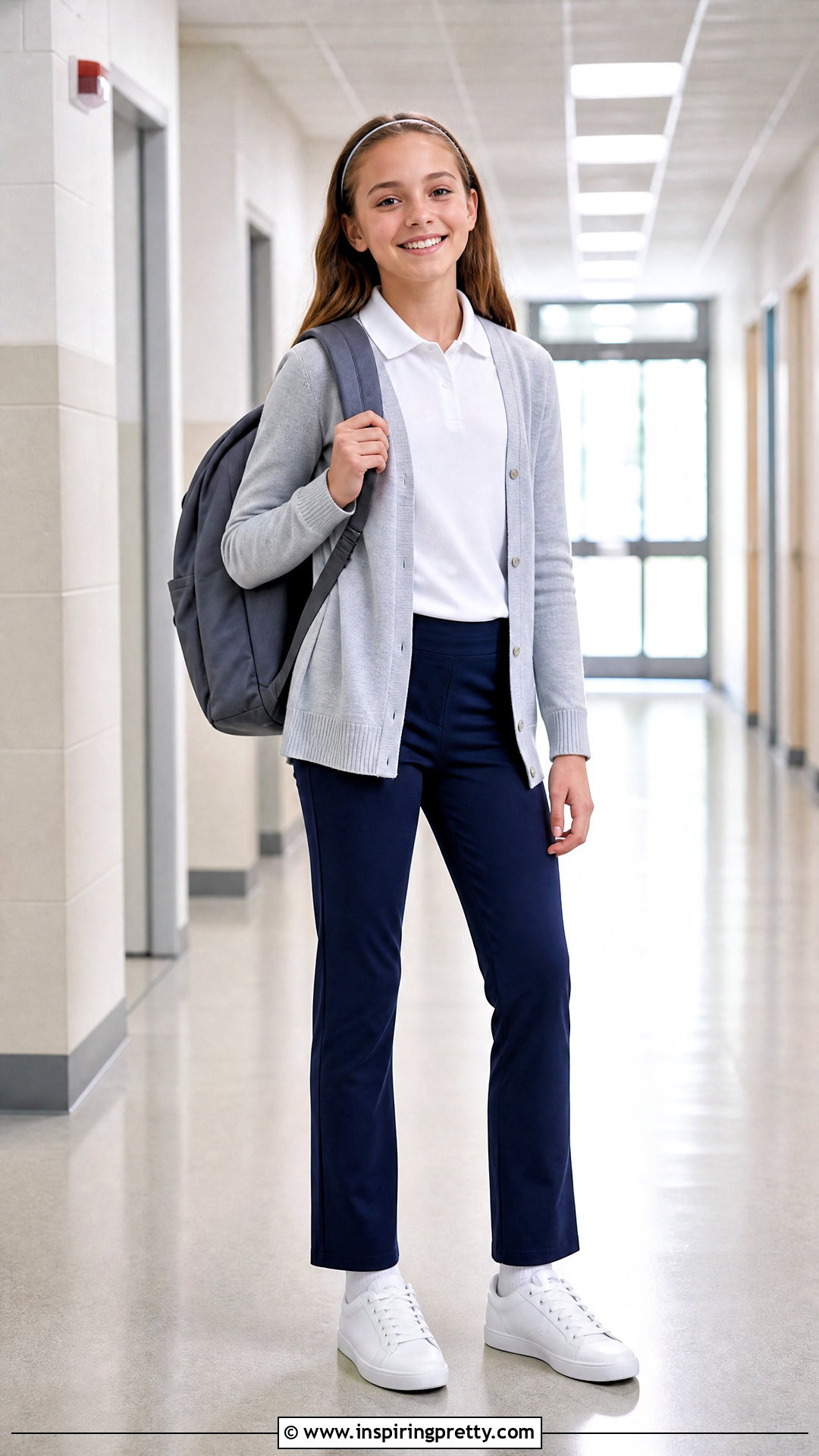 Athleta Girl Polo With Straight Leg Pants - 20 athleta girl tops outfit ideas