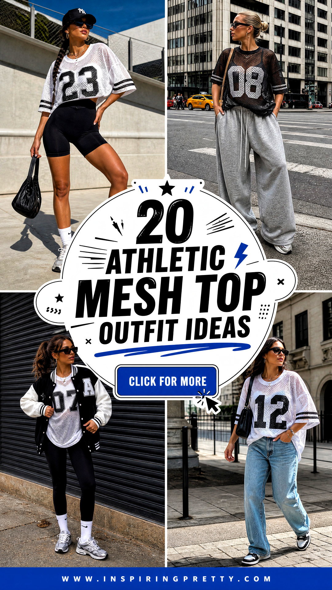 20 Athletic Mesh Top Outfit Ideas for Sporty Street Style - 20 Athletic Mesh Top Outfit Ideas for Sporty Street Style