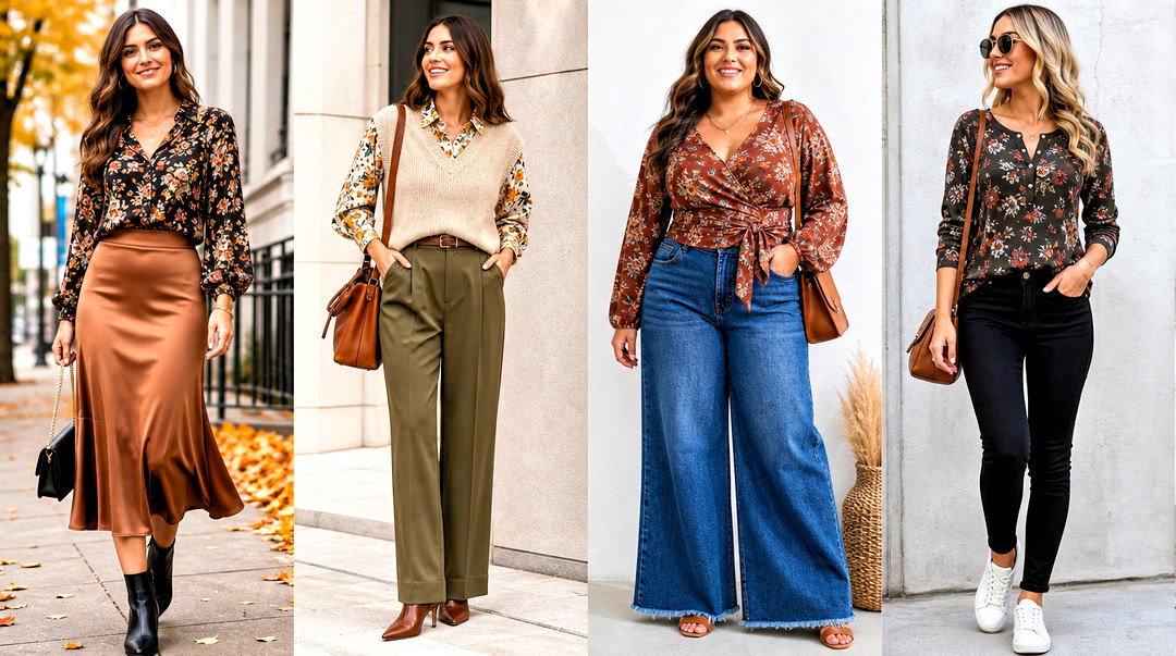 20 Autumn Flower Tops Outfit Ideas for Cozy Seasonal Style