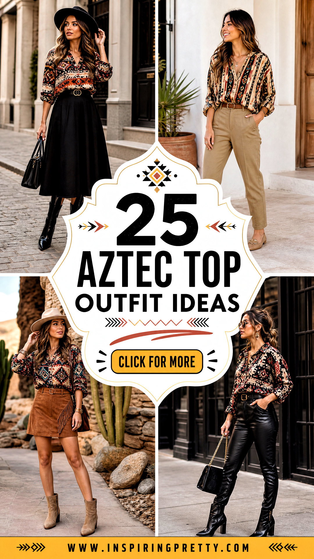 25 Aztec Top Outfit Ideas for Bold Festival and Summer Style - 25 Aztec Top Outfit Ideas for Bold Festival and Summer Style