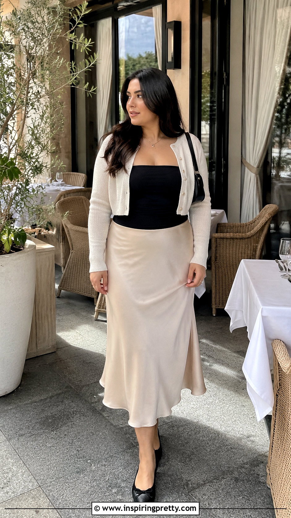 Babaton Eyecatcher Tube Top With Slip Skirt And Cardigan - 20 babaton eyecatcher tube top outfit ideas