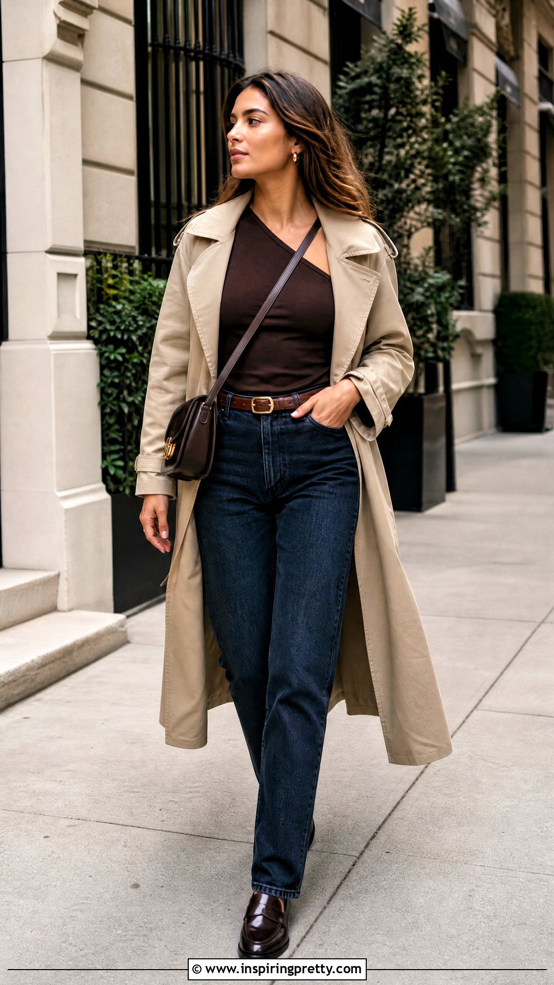 Babaton One Shoulder Top With Straight Leg Jeans - 20 babaton one shoulder top outfit ideas