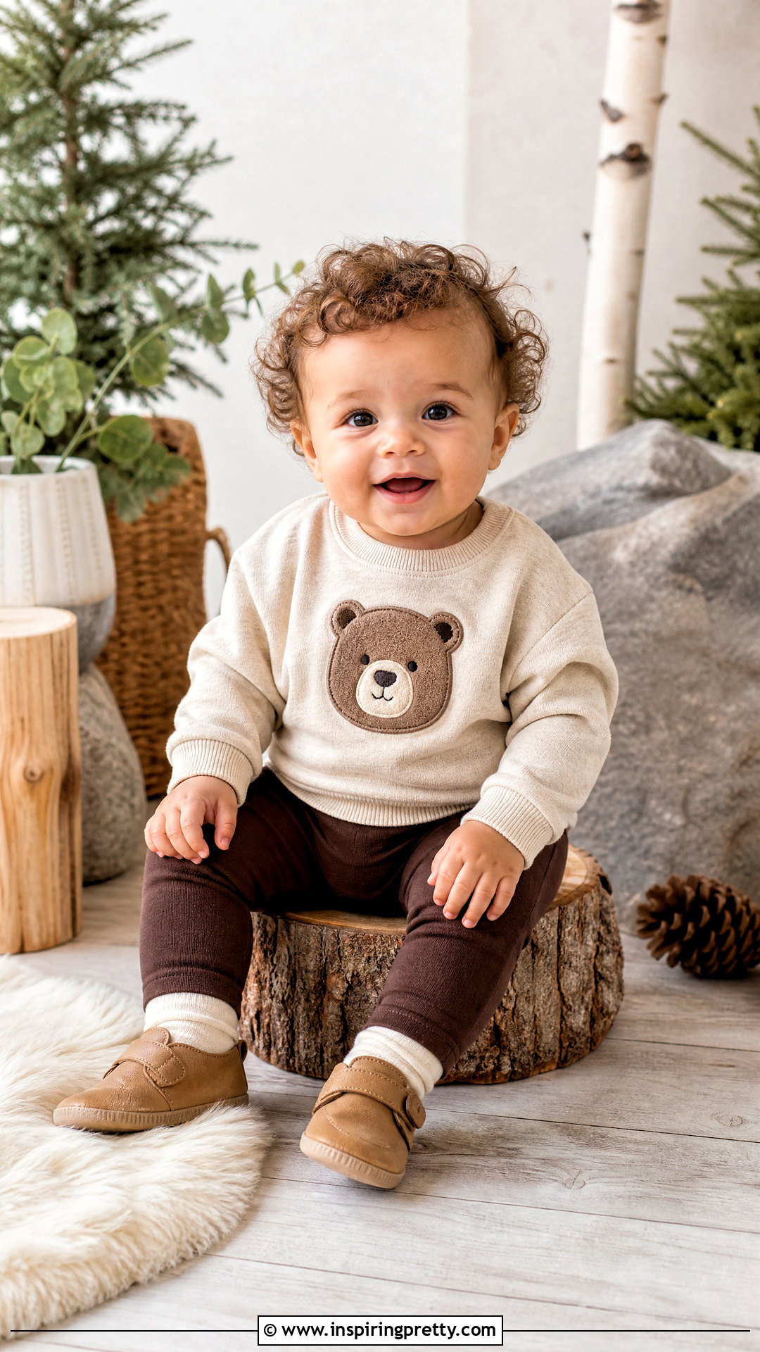 Baby Bear Applique Top - 50 baby top designs