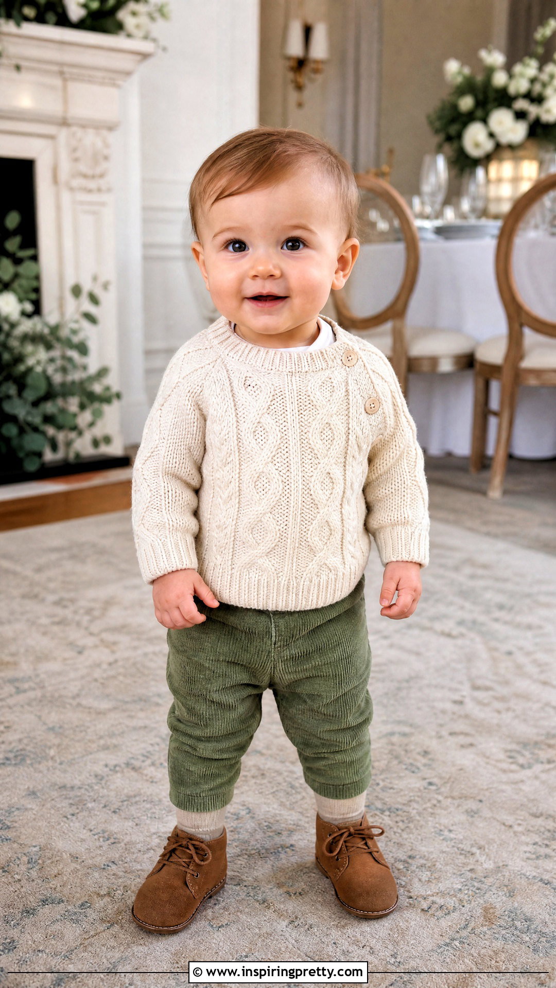 Baby Cable Knit Sweater - 50 baby top designs