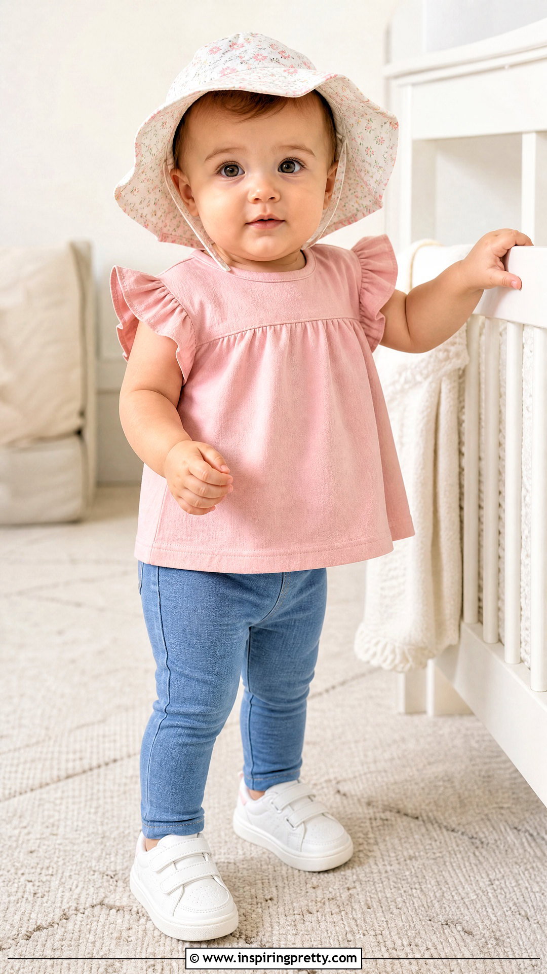 Baby Cotton Ruffle Top - 50 baby top designs