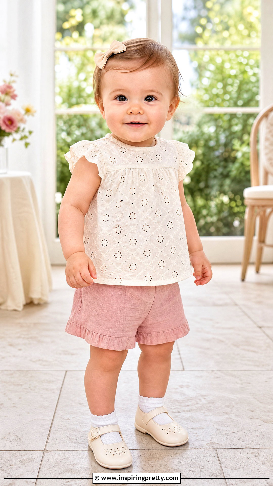 Baby Eyelet Top - 50 baby top designs