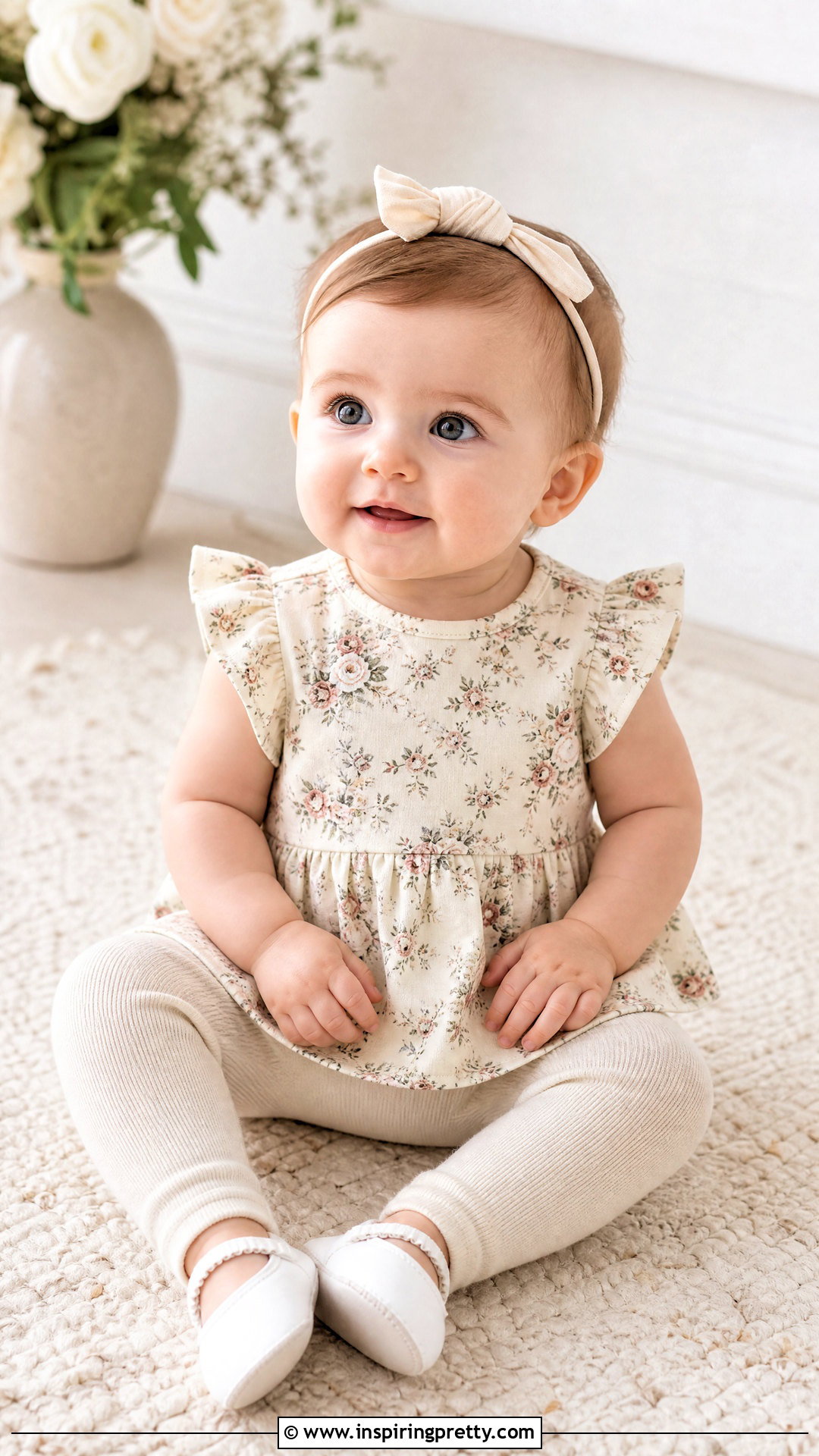 Baby Floral Peplum Top - 50 baby top designs