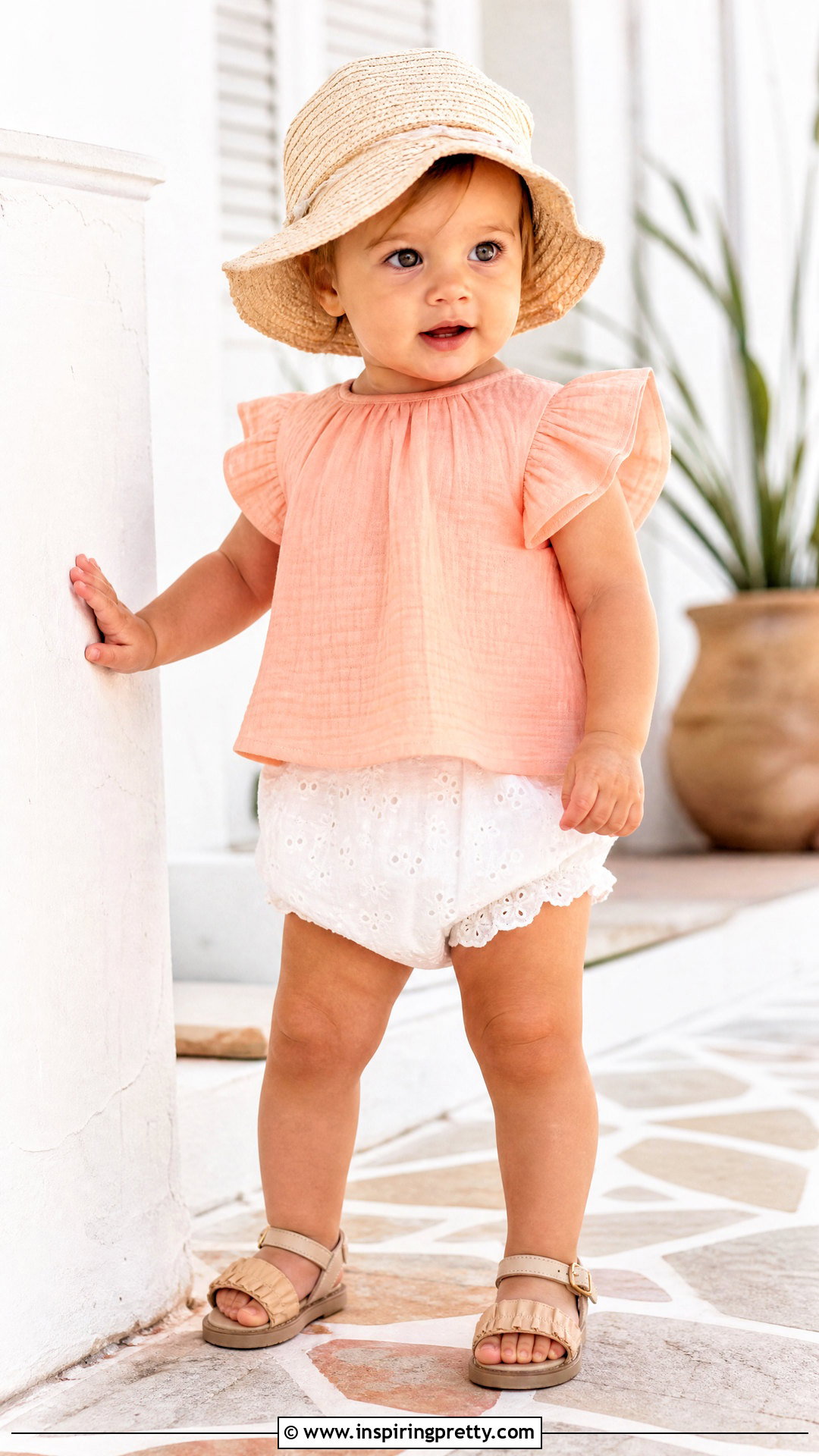 Baby Flutter Sleeve Top - 50 baby top designs