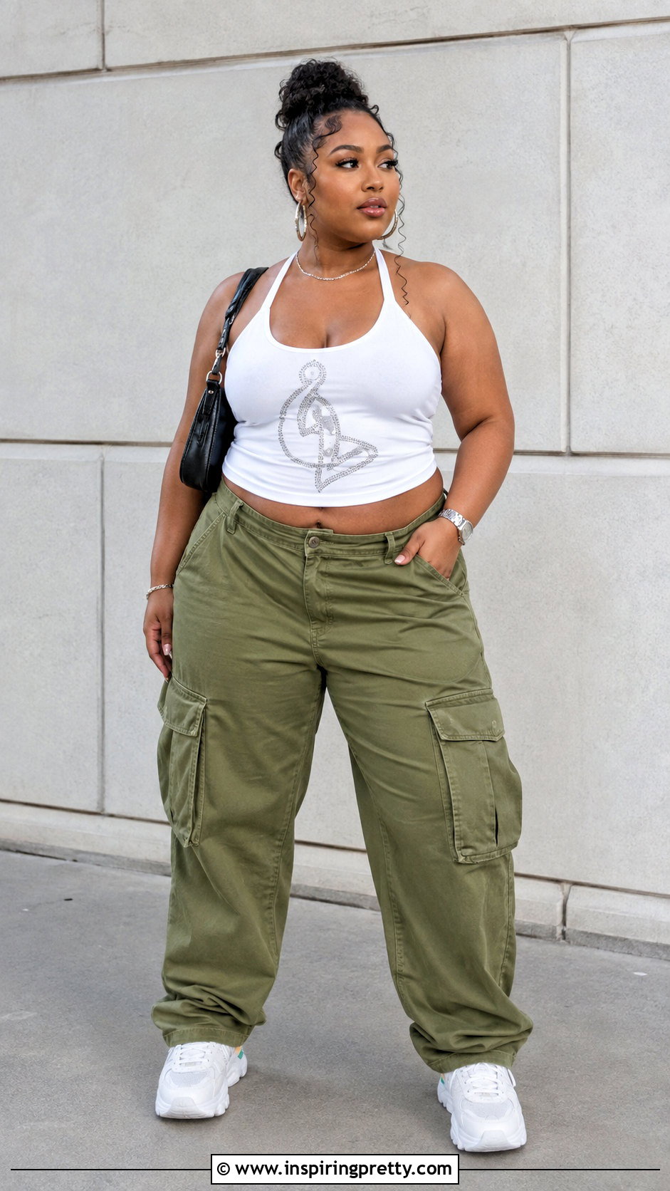 Baby Phat Halter Top With Cargo Pants - 25 baby phat halter top outfit ideas