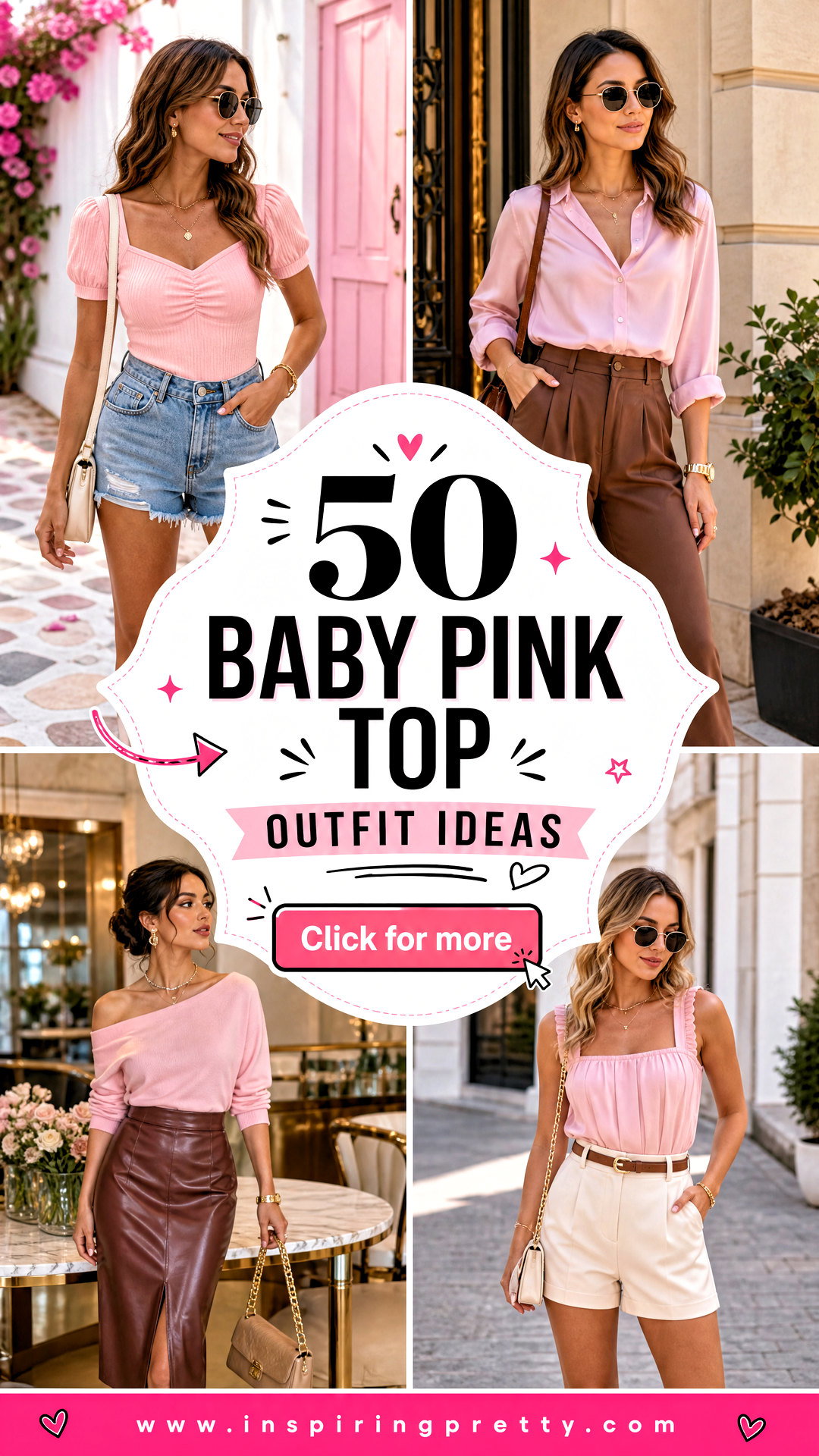 50 Baby Pink Top Outfit Ideas for Fresh Dreamy Everyday Style - 50 Baby Pink Top Outfit Ideas for Fresh, Dreamy Everyday Style