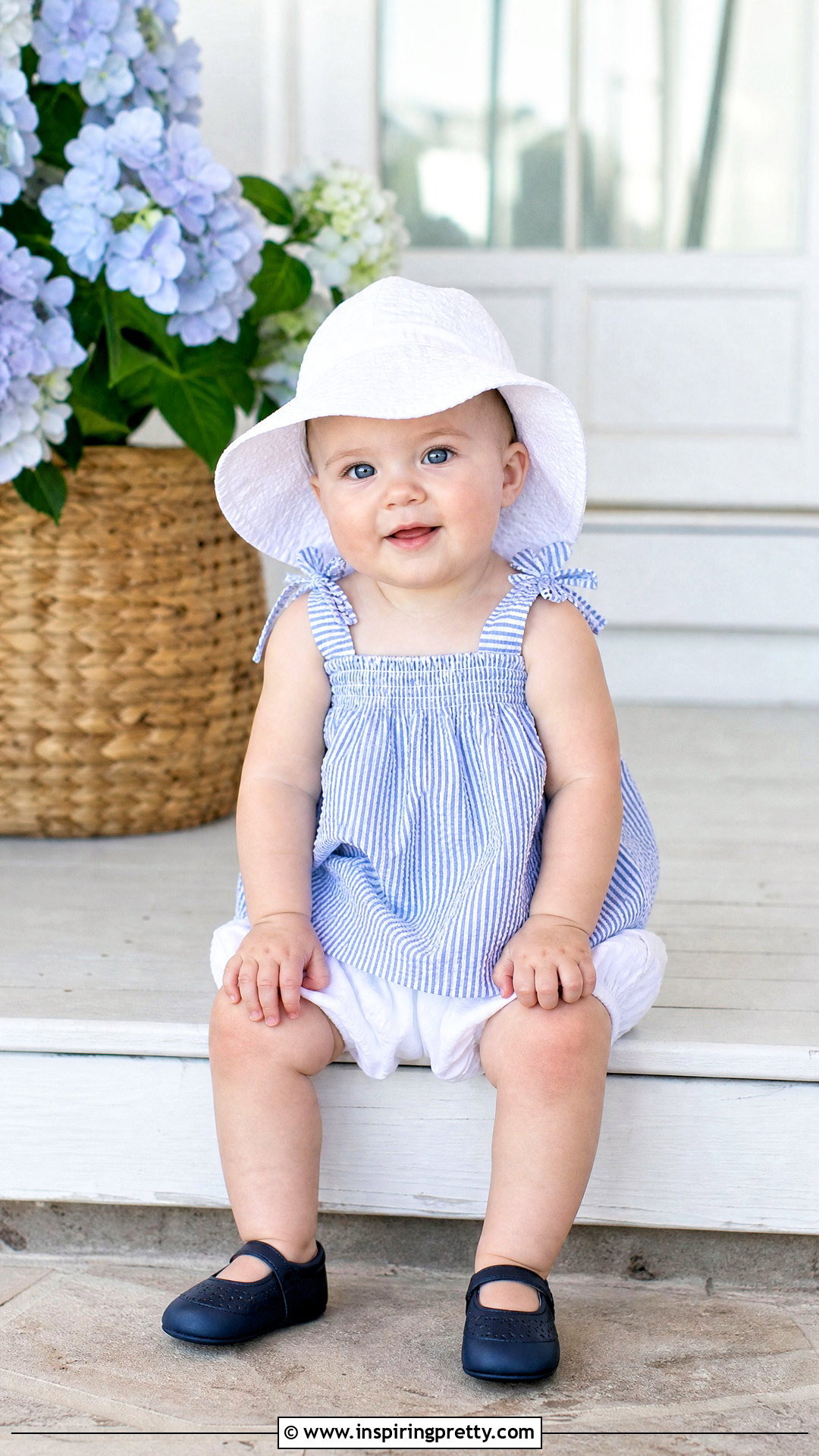 Baby Seersucker Top - 50 baby top designs