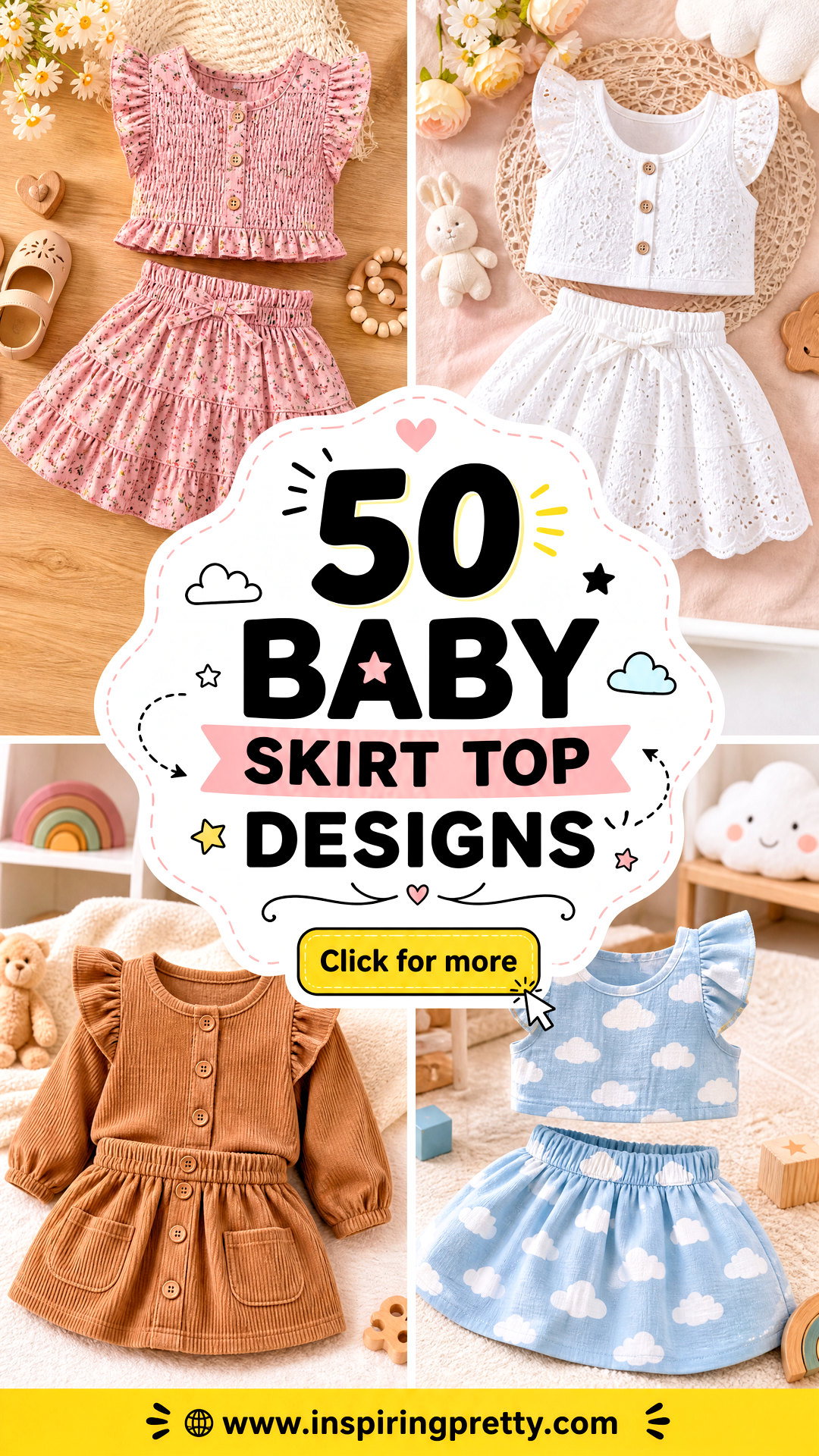 50 Baby Skirt Top Designs for Cute Picture-Ready Looks - 50 Baby Skirt Top Designs for Cute, Picture-Ready Looks