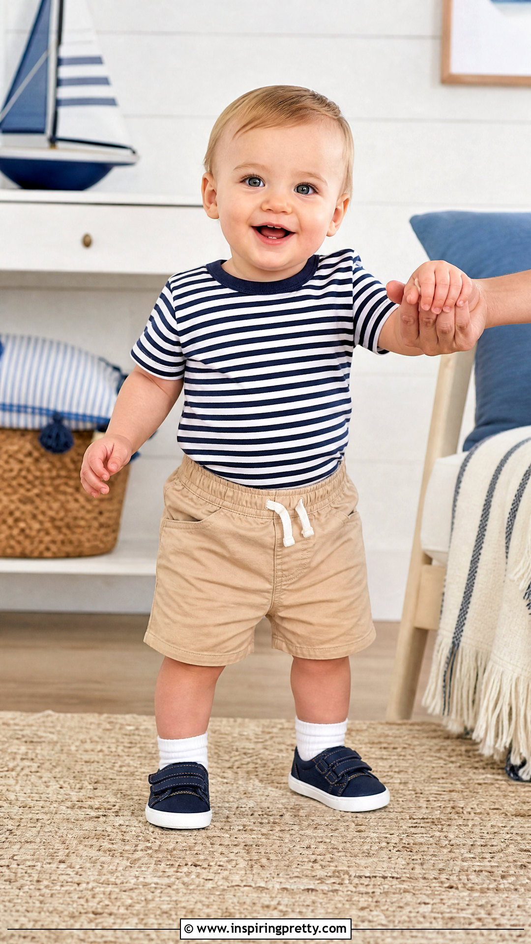 Baby Striped T Shirt - 50 baby top designs