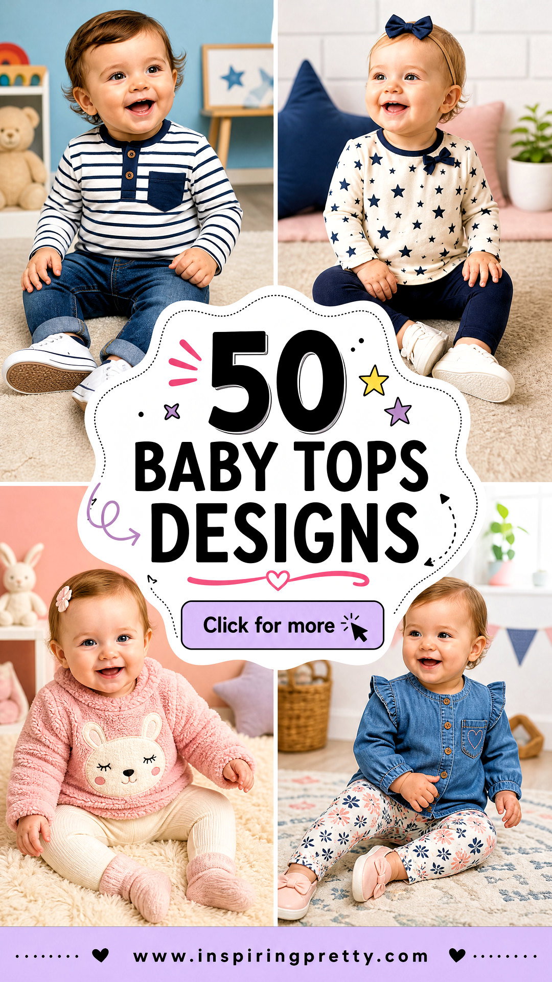 50 Baby Tops Designs for Cute Comfortable Everyday Looks - 50 Baby Tops Designs for Cute, Comfortable Everyday Looks