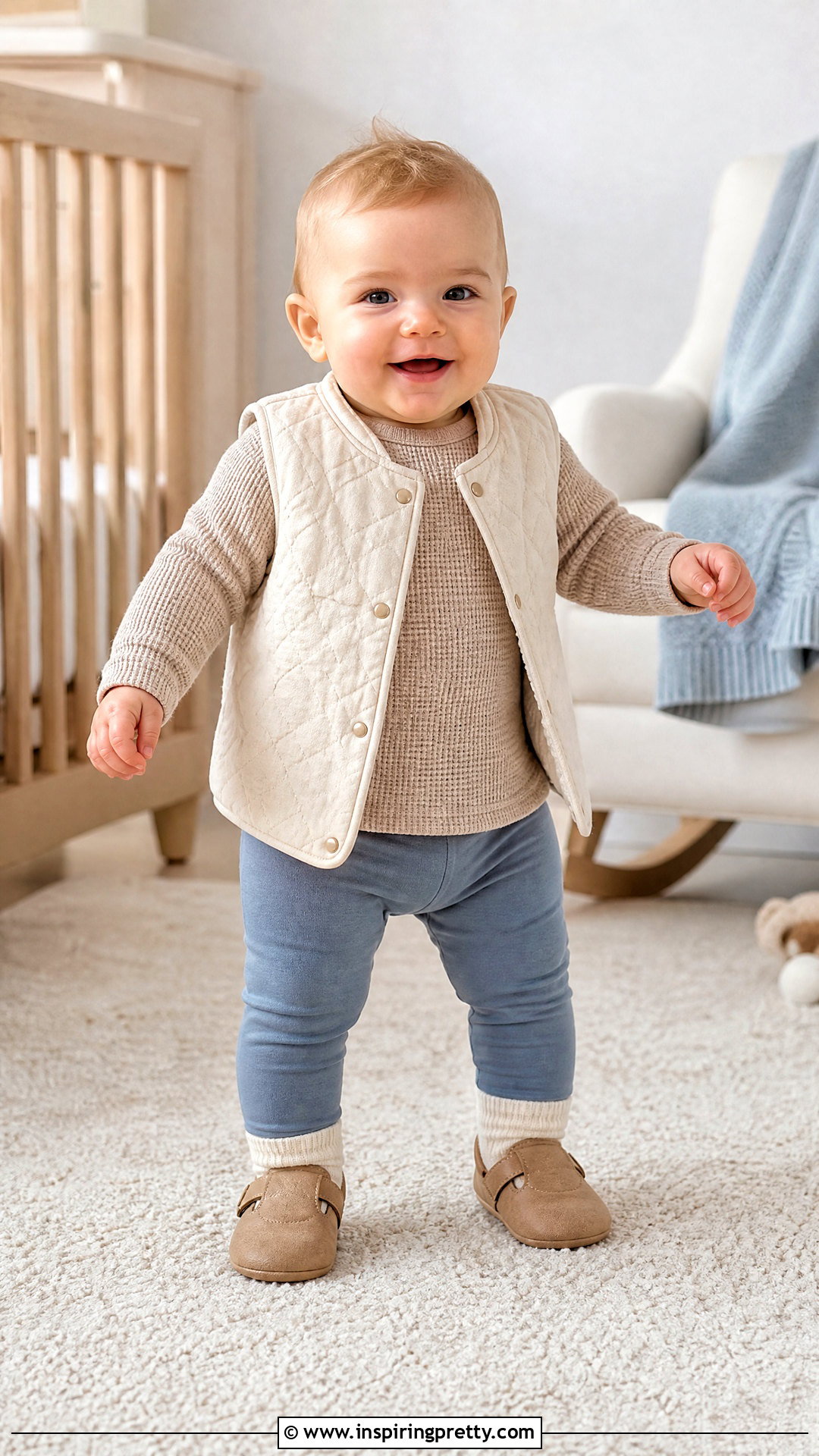 Baby Waffle Knit Top - 50 baby top designs