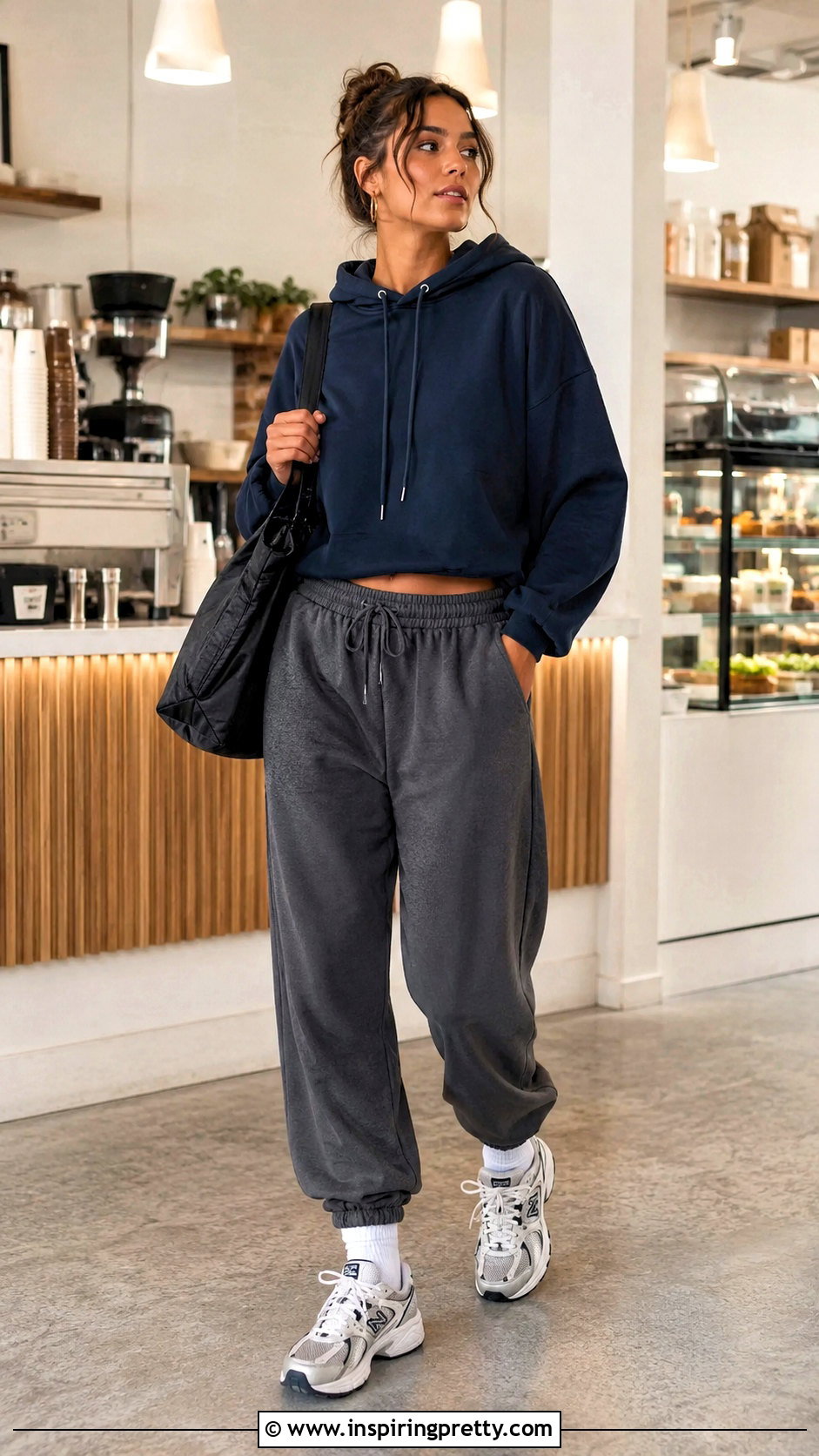 Baggy Crop Top Hoodie With Joggers - 25 Baggy Crop Top Hoodie outfit ideas