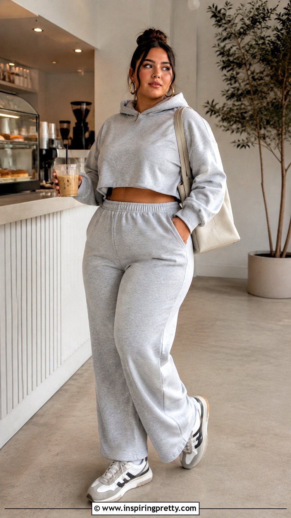 Baggy Crop Top Hoodie With Matching Sweatpants - 25 Baggy Crop Top Hoodie outfit ideas