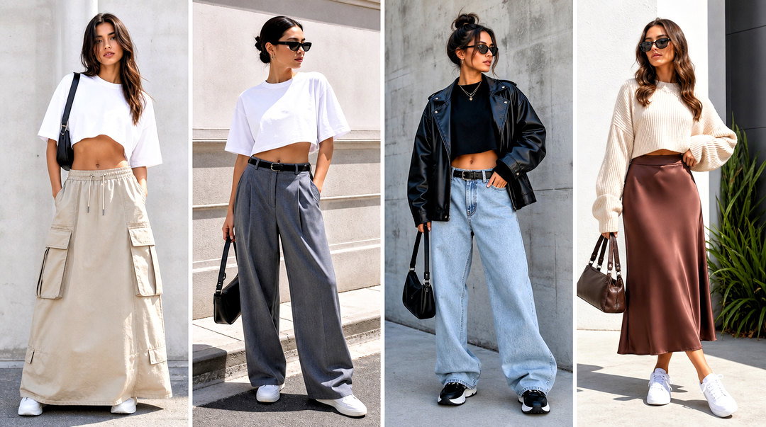 50 Baggy Crop Top Outfit Ideas for Cool, Relaxed Street Style
