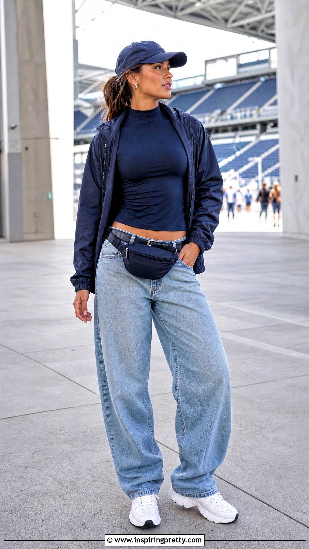Baggy Jeans With A Fitted Sports Top - 50 baggy jeans tight tops