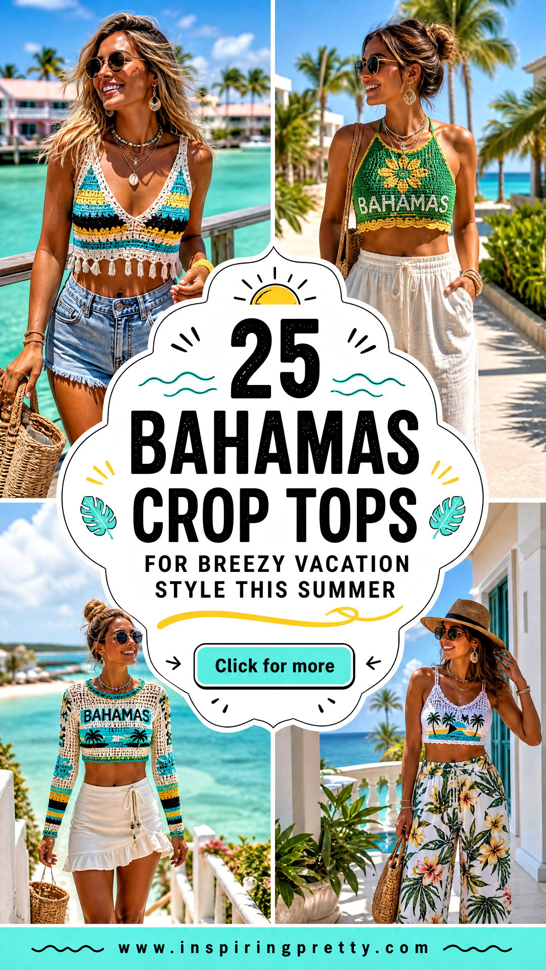 25 Bahamas Crop Tops for Breezy Vacation Style This Summer - 25 Bahamas Crop Tops for Breezy Vacation Style This Summer