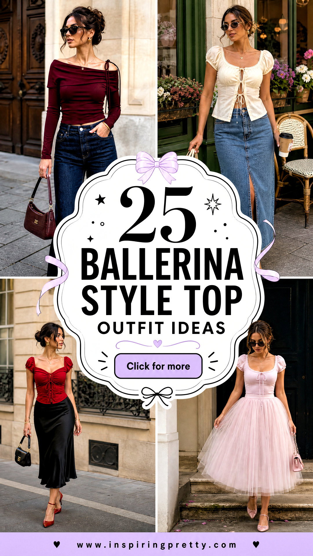 25 Ballerina Style Top Outfit Ideas for Graceful Everyday Looks - 25 Ballerina Style Top Outfit Ideas for Graceful Everyday Looks