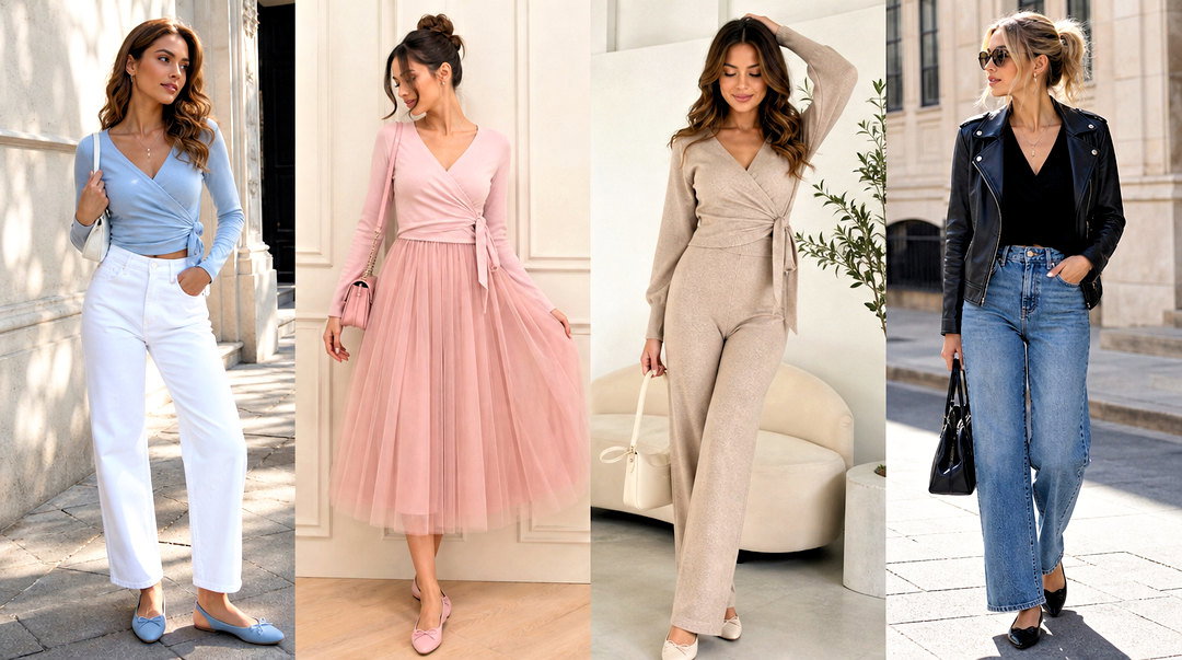 50 Ballet Wrap Top Outfit Ideas for Chic Studio-to-Street Looks