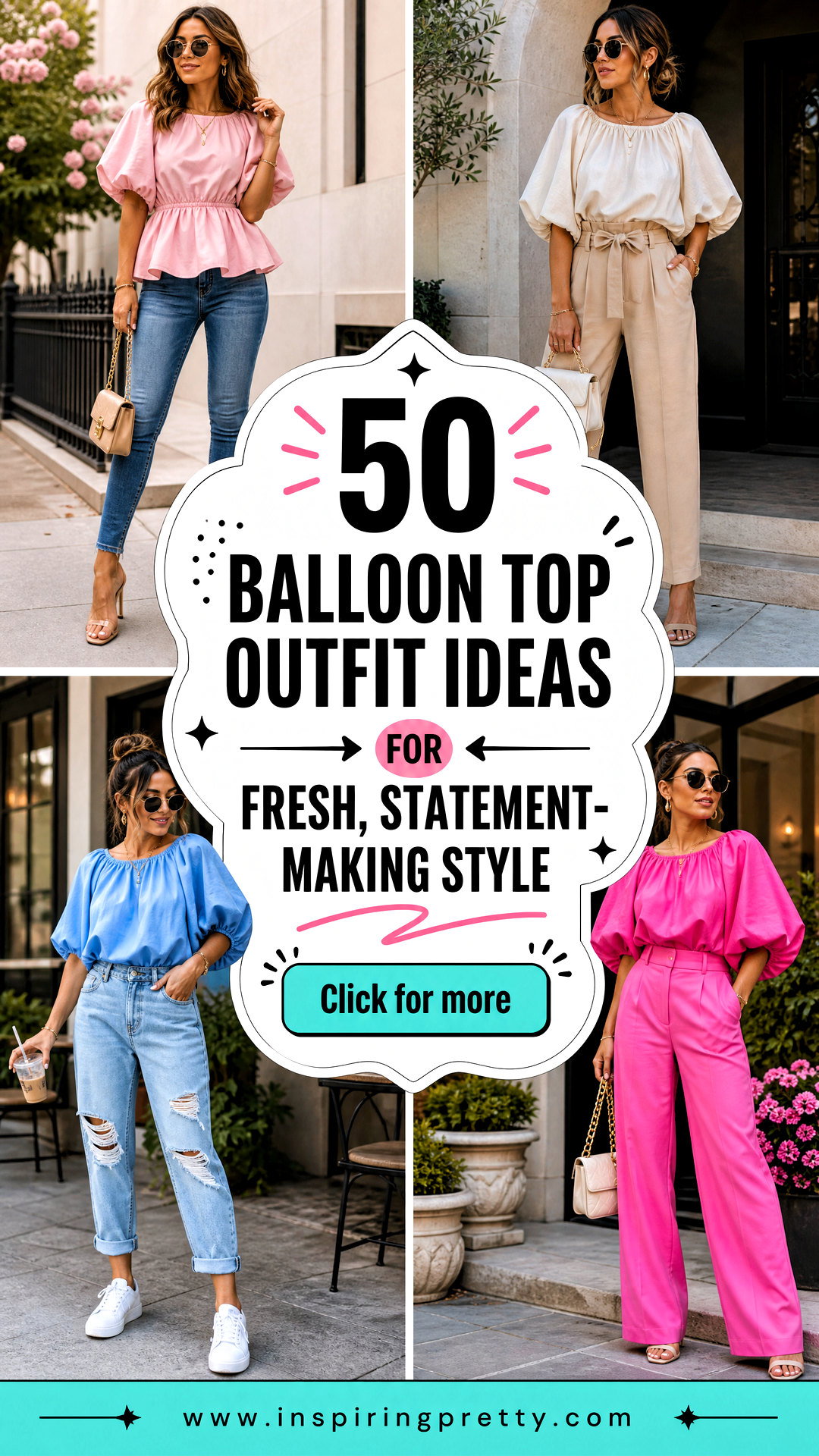 50 Balloon Top Outfit Ideas for Fresh Statement-Making Style - 50 Balloon Top Outfit Ideas for Fresh, Statement-Making Style