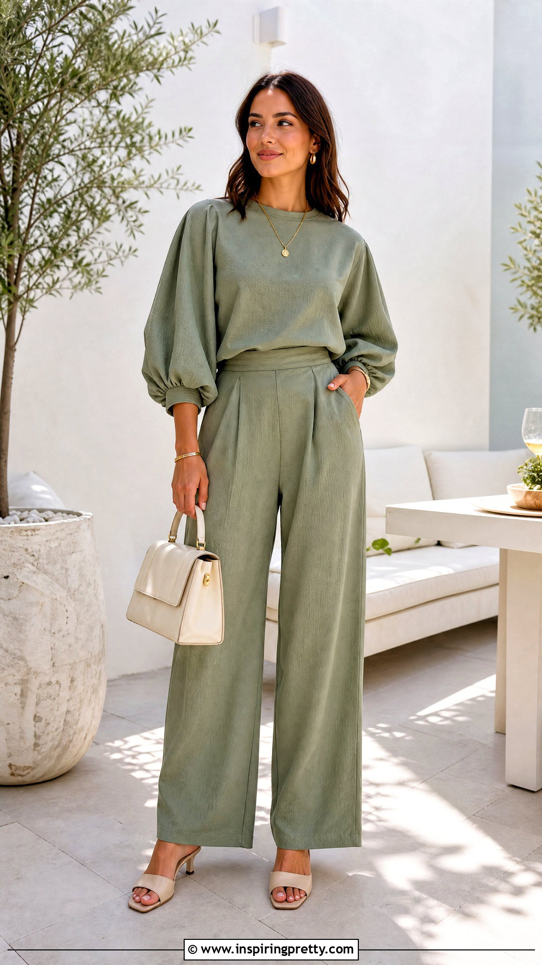 Balloon Top With Matching Pants - 50 balloon top outfit ideas