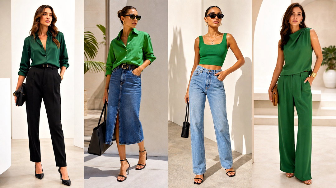20 Banana Republic Green Top Outfit Ideas for Chic Workwear