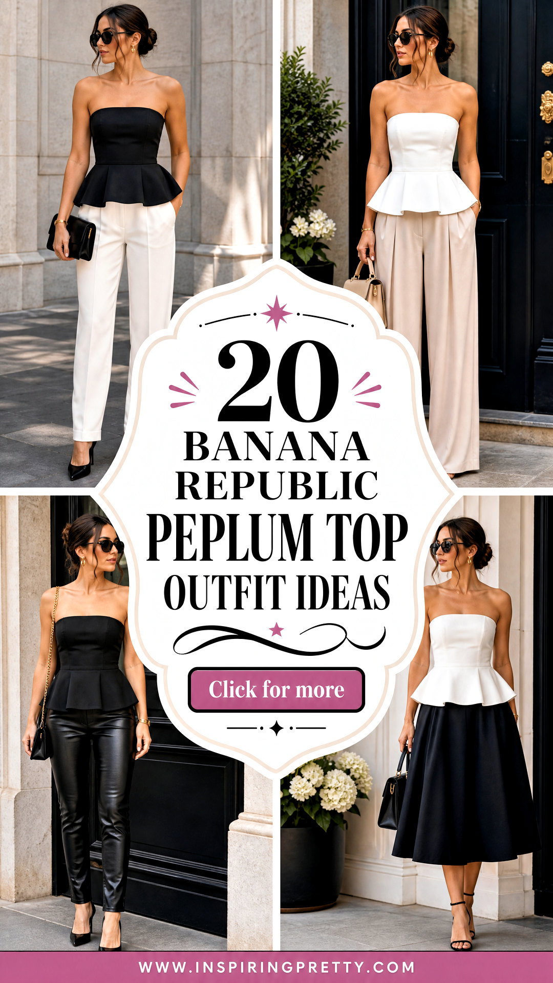 20 Banana Republic Peplum Top Outfit Ideas for Chic Workdays - 20 Banana Republic Peplum Top Outfit Ideas for Chic Workdays