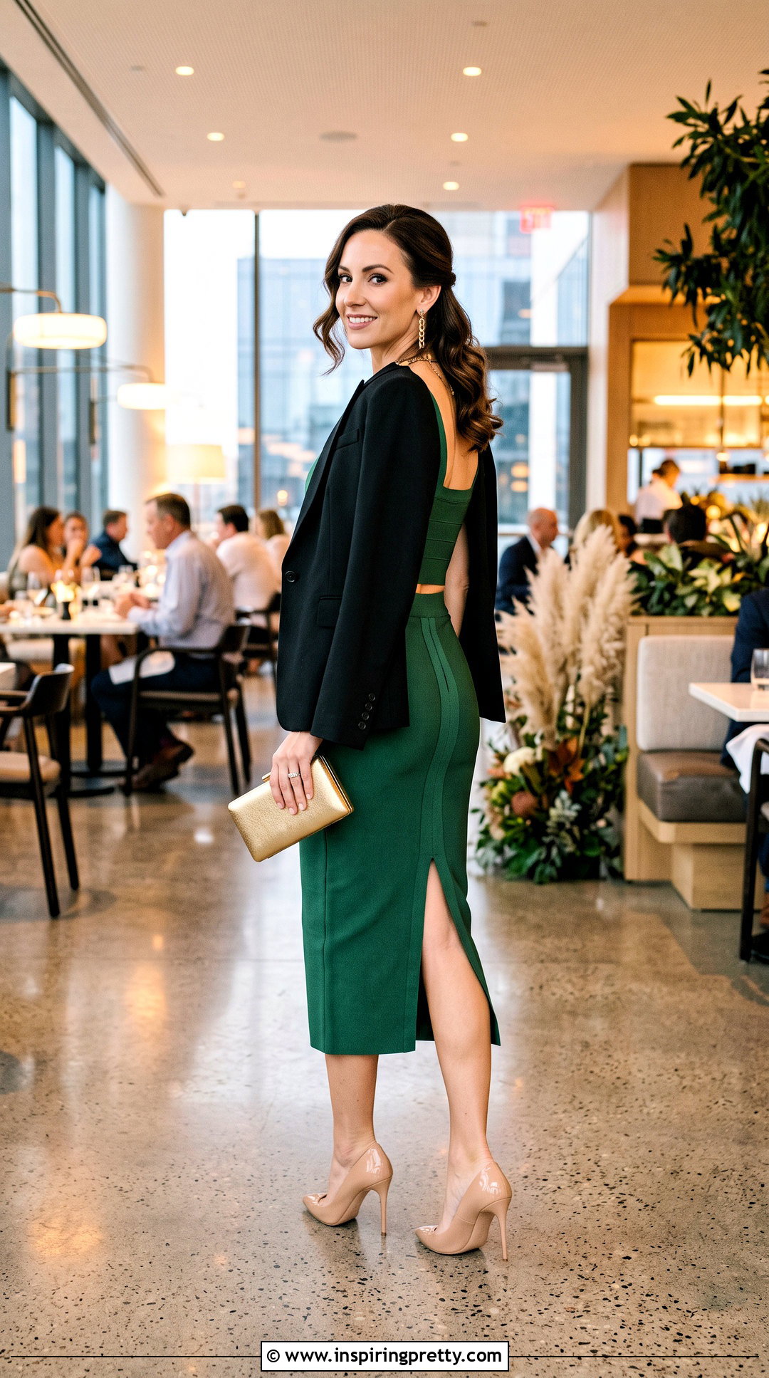 Bandage Top With Matching Midi Skirt - 50 bandage top outfit ideas